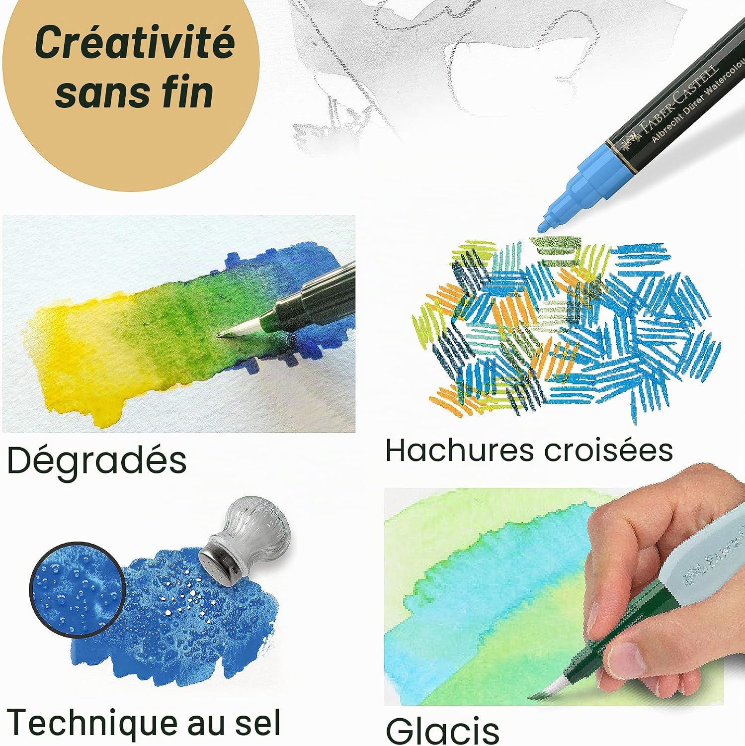 Thumbnail 6 de Faber-Castell 160310 Marqueur d'Aquarelle Albrecht Dürer — Boîtes de 10