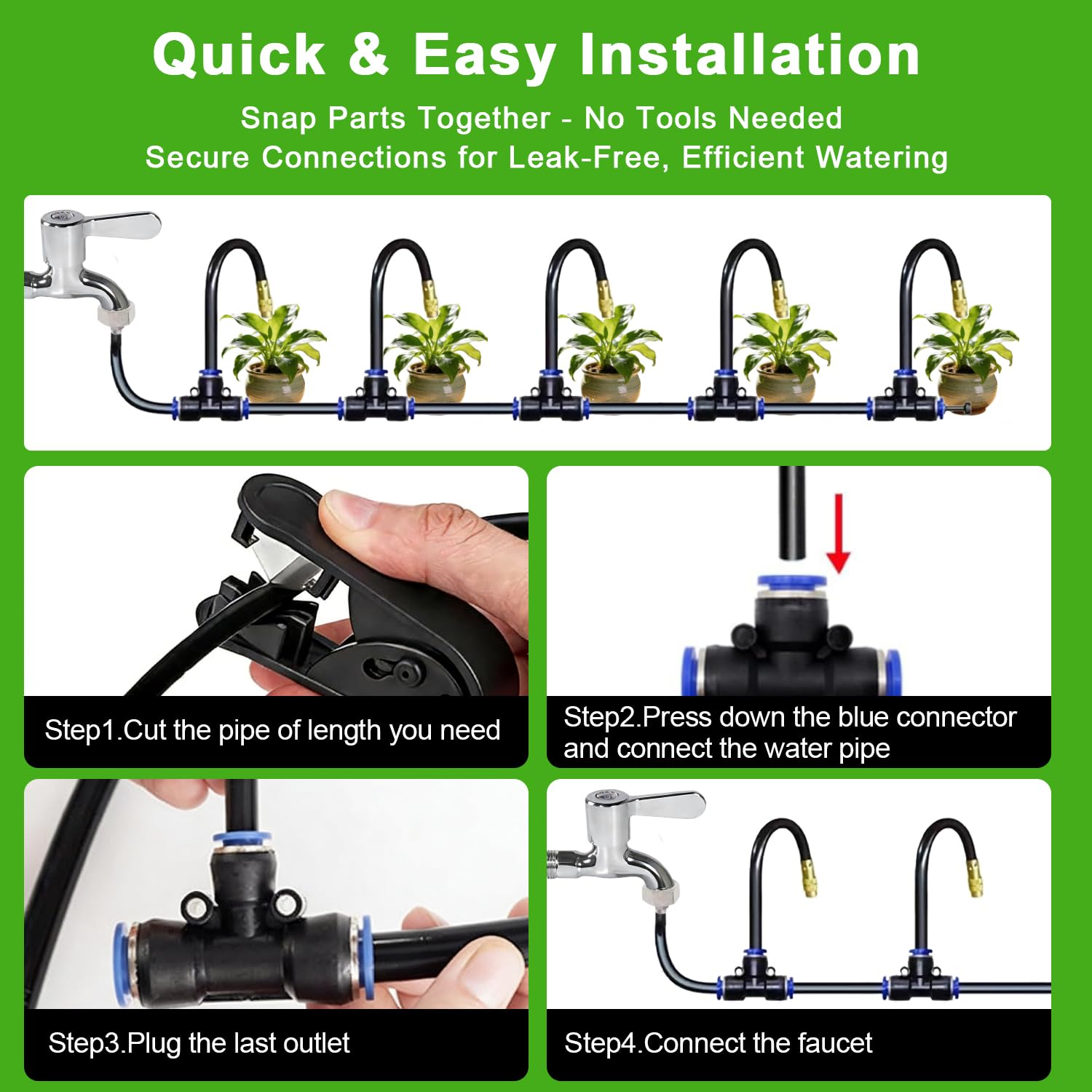 Thumbnail 4 de Aslhuioo Irrigation System Kit 50FT