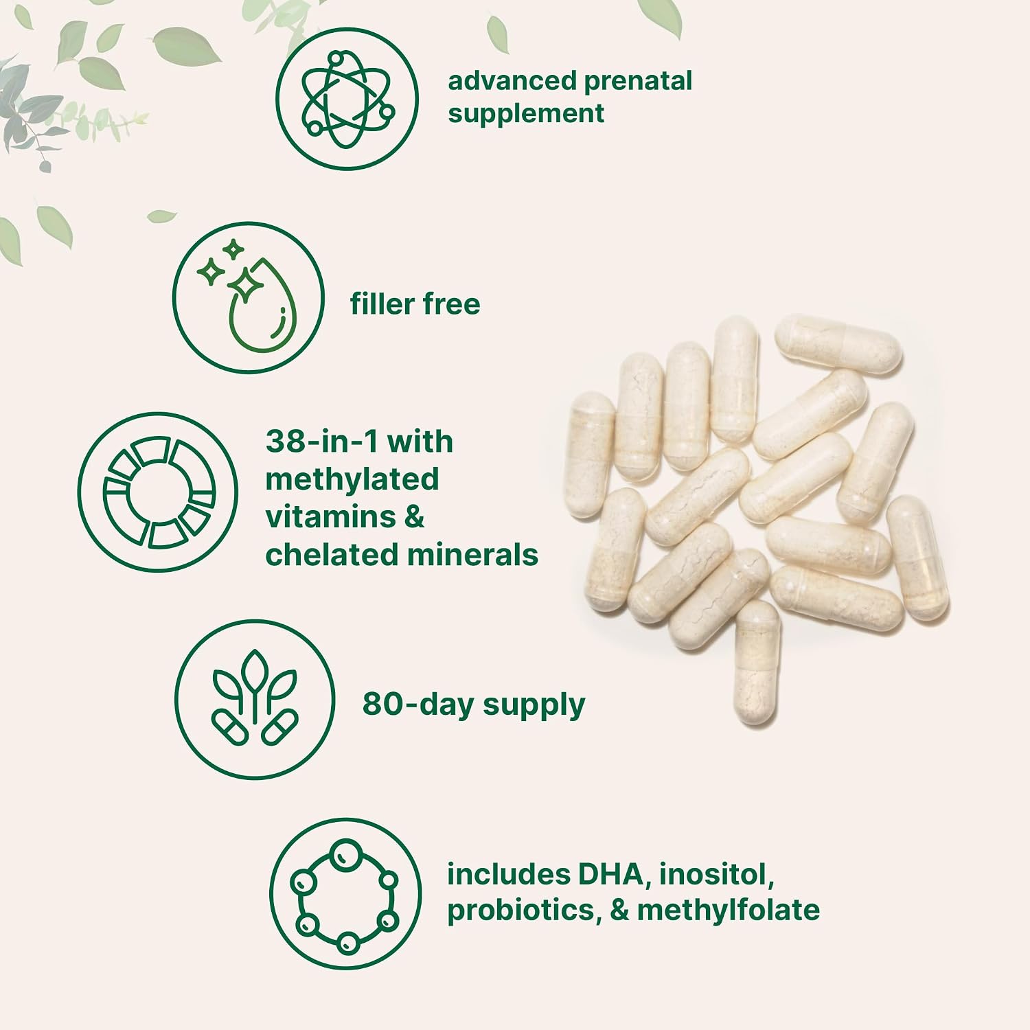 Detalle de Micro Ingredients Prenatal Vitamins 240 Capsules