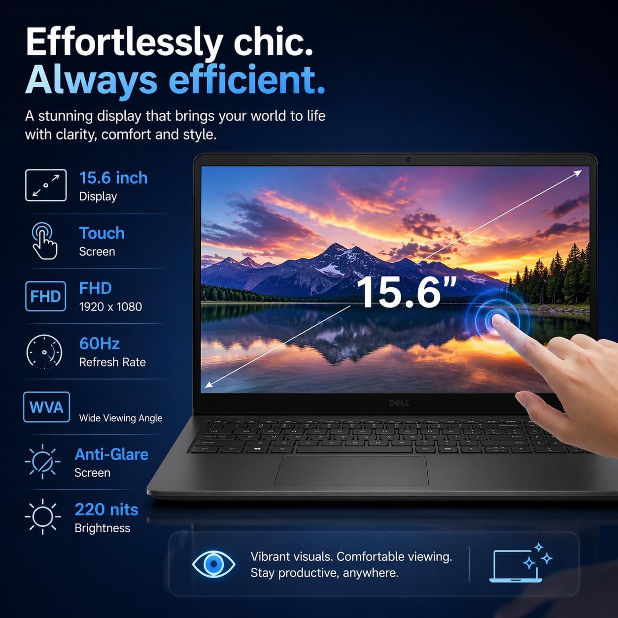Detalle 2 de Dell 15.6-inch touchscreen laptop