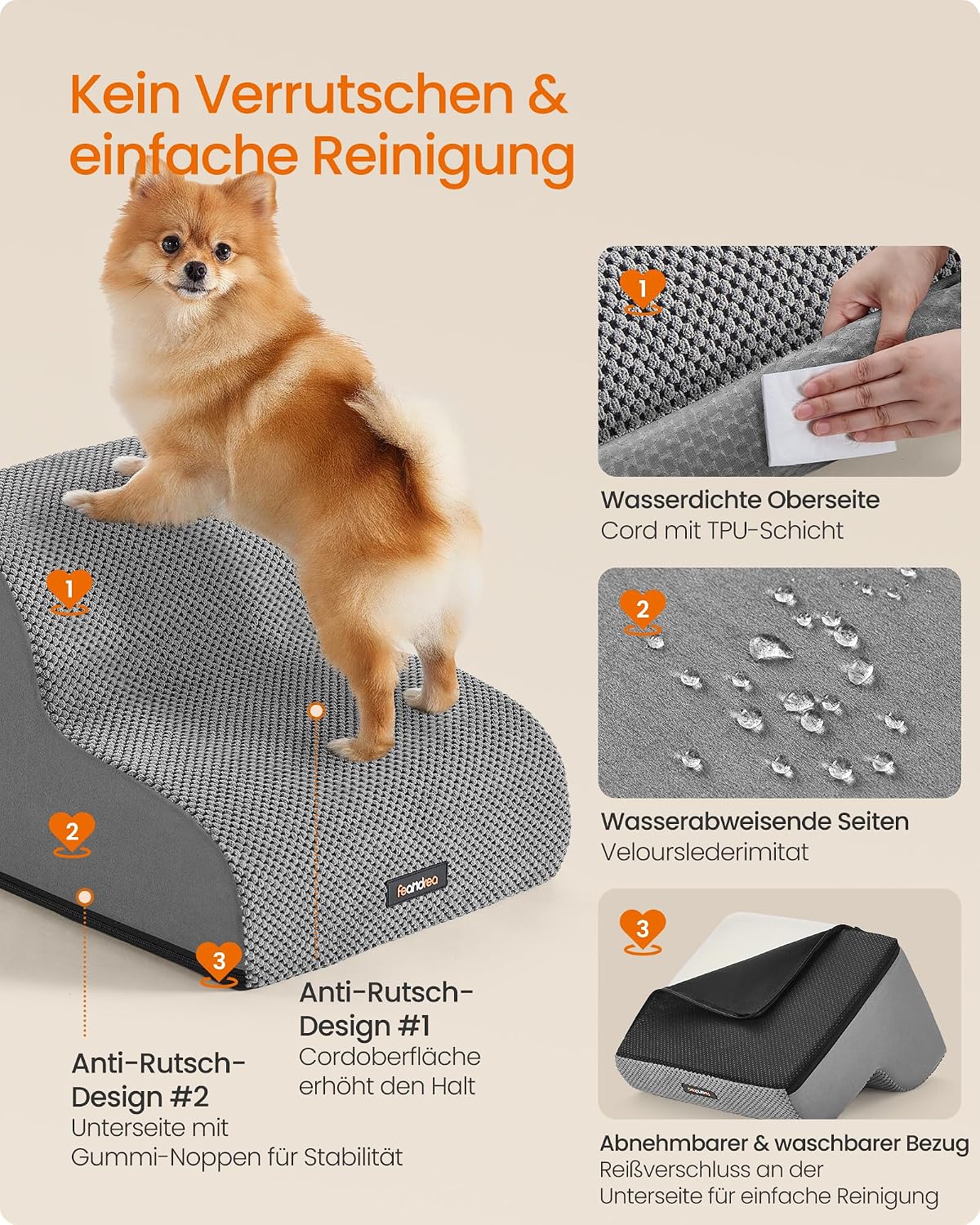 Thumbnail 4 de Feandrea Hundetreppe 2 Stufen