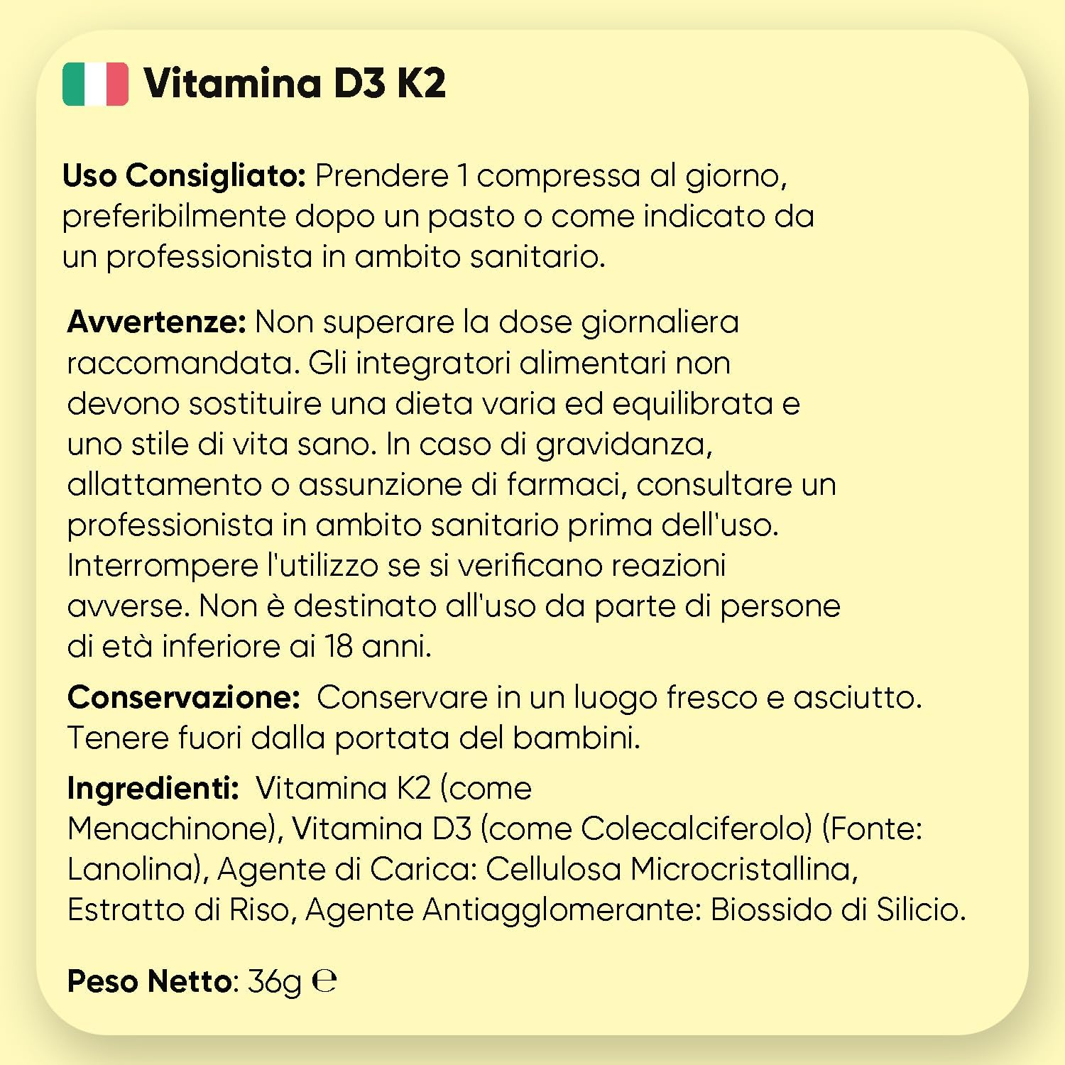 Thumbnail 5 de Vitamina D3 + K2 WeightWorld: 1 compressa al giorno, 365 compresse, 2000 UI D3 e MK-7 200 μg per un anno di supporto osseo