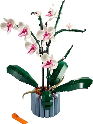Thumbnail 10 de LEGO 10311 Orquídeas blancas y rosas, jarrón azul 🧩