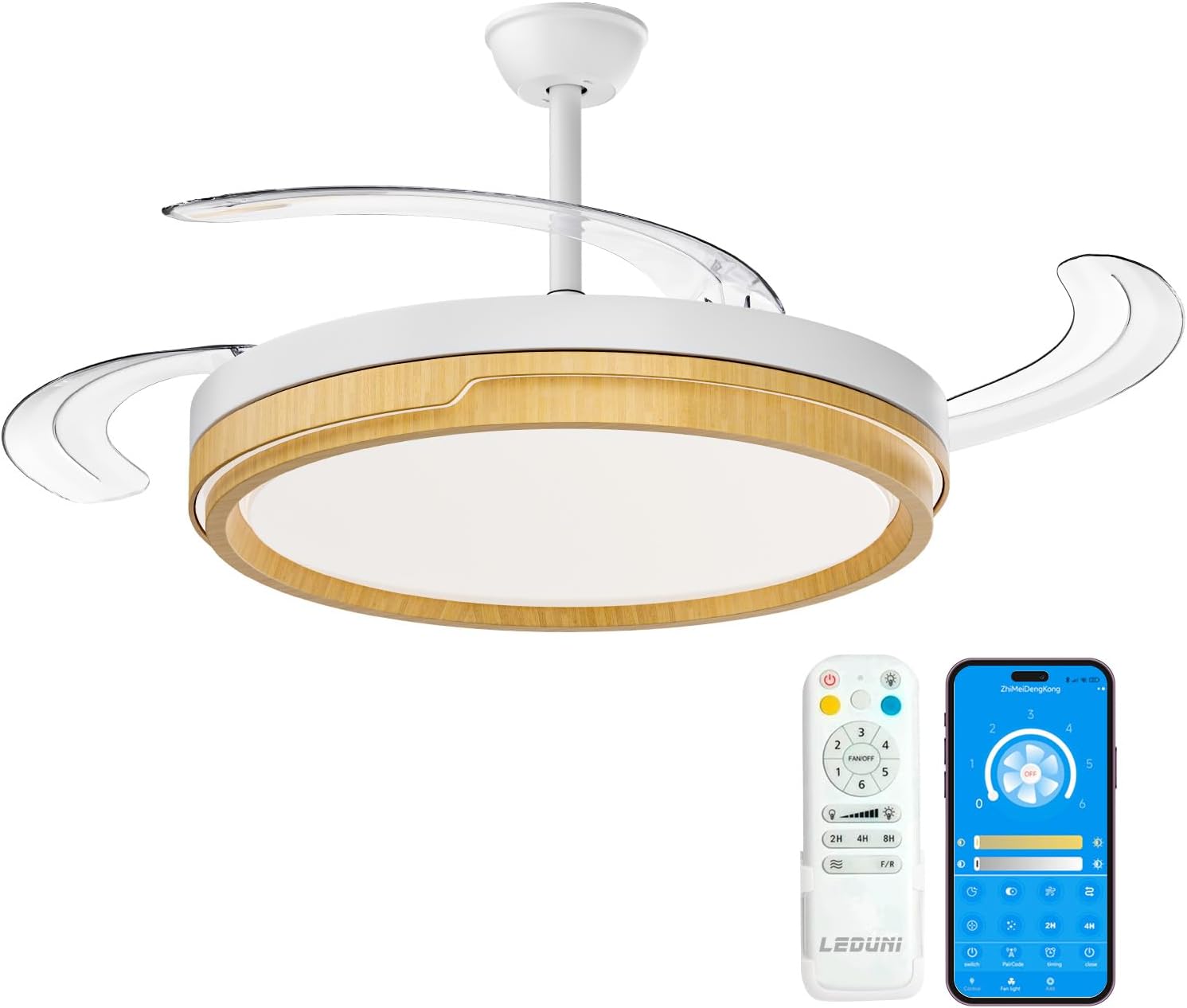 Thumbnail 6 de LEDUNI Ventilador 50 cm 66W con luz LED