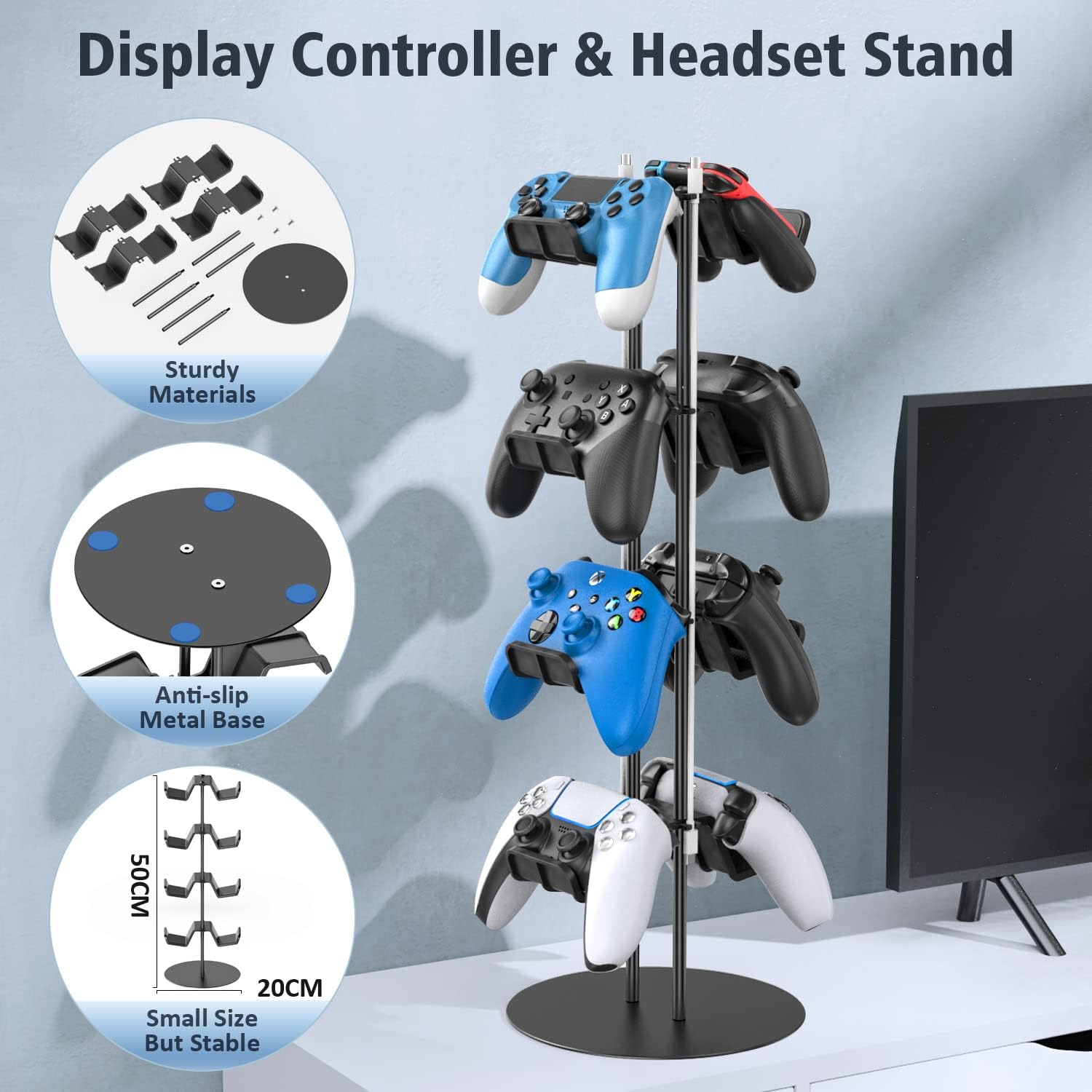 Thumbnail 4 de Gaming Deko Controller Halterung 4‑Stufen Organizer