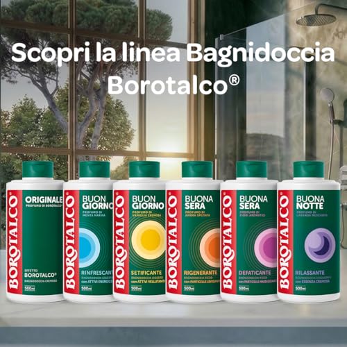 Detalle 2 de Borotalco Kit Bagnodoccia Tripla Azione 3x500 ml – Vaniglia, Ambra Speziata e Lavanda