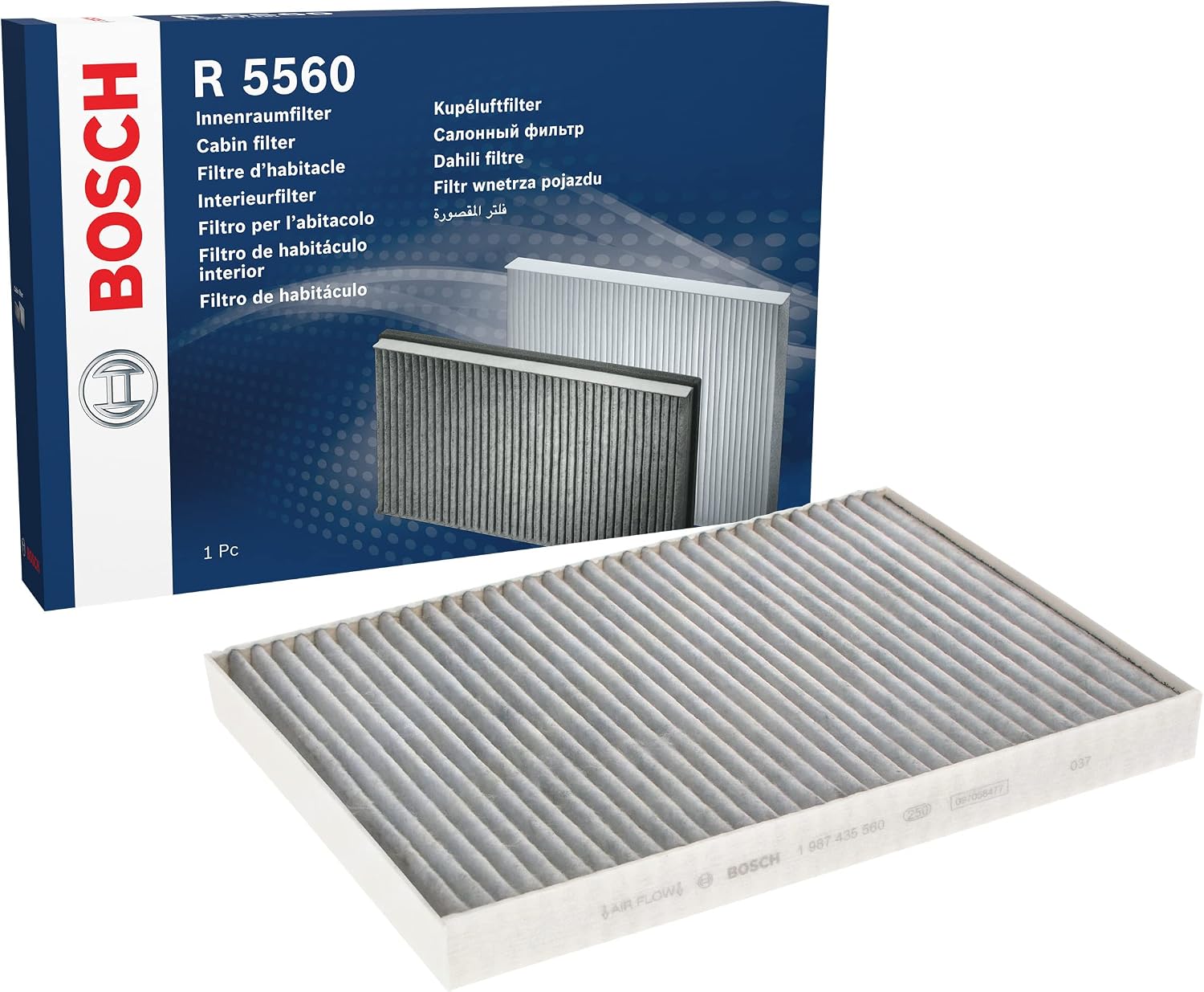 Detalle de Bosch A8565 filtre d'habitacle
