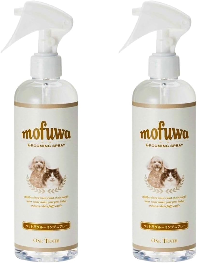 Detalle de mofuwa グルーミングスプレー 300ml 犬猫兼用、電解水100%・無香料
