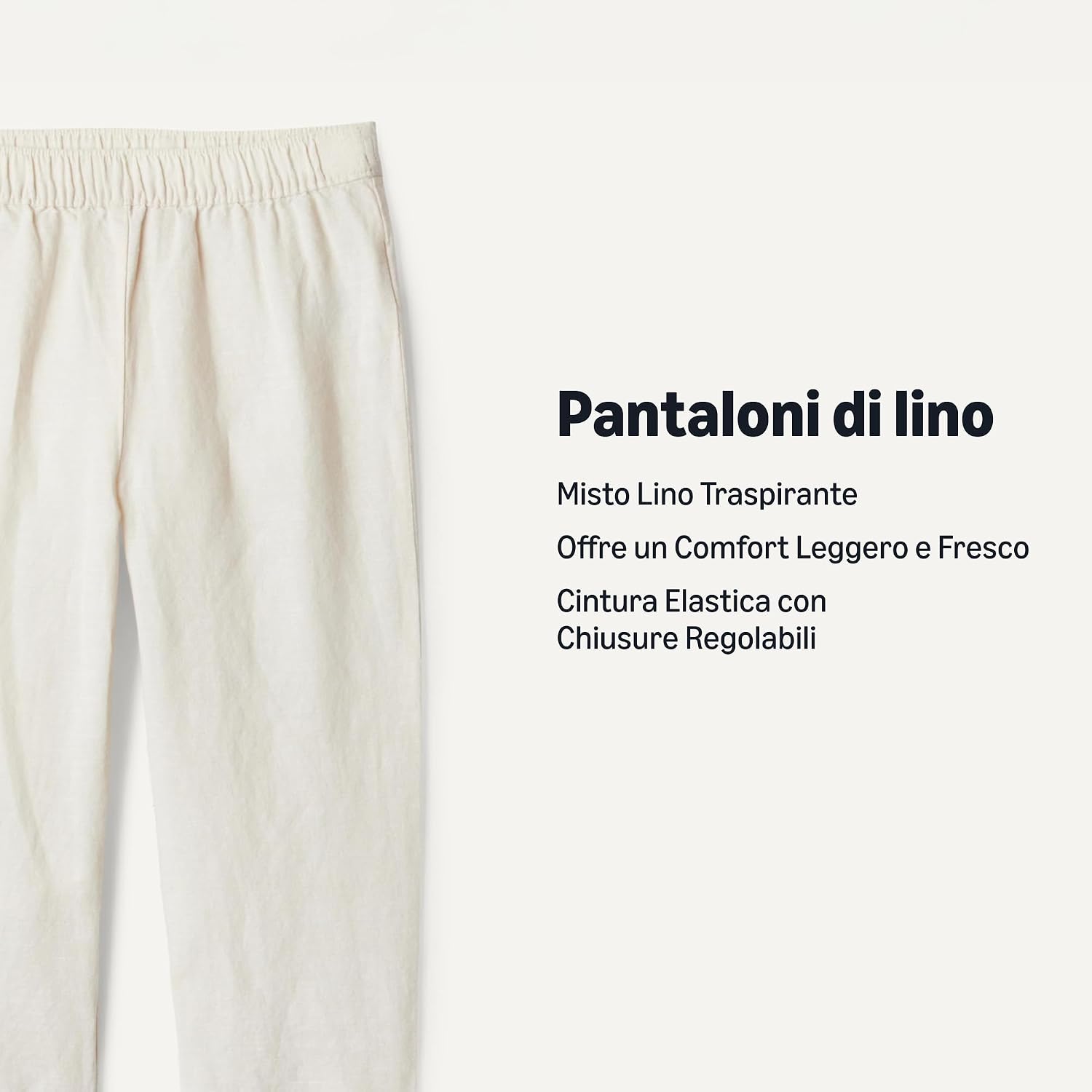 Thumbnail 1 de Amazon Essentials x Sofia Grainge Pantaloni Pull-On in Cotone e Lino per Bambino