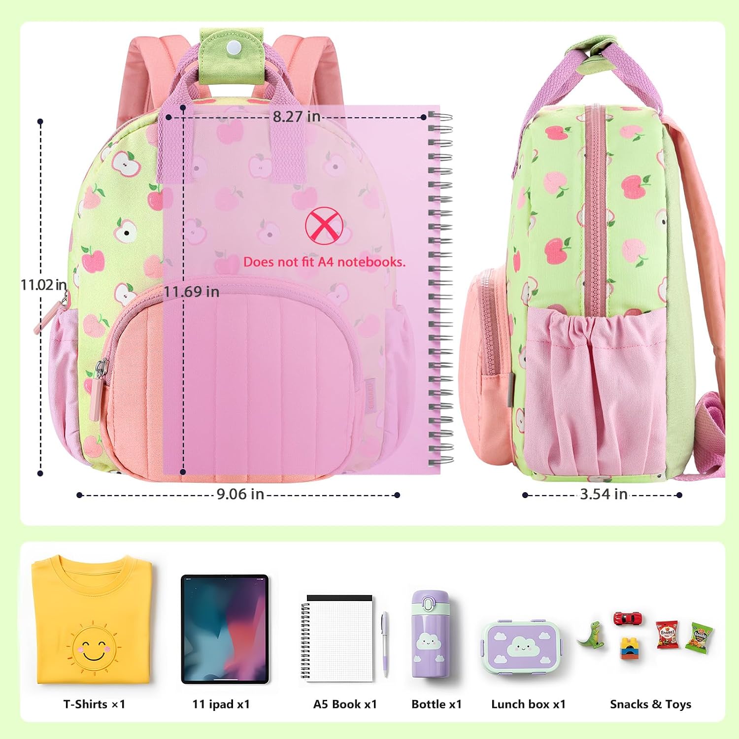 Thumbnail 1 de GAGAKU Toddler Backpack for Girls: Mini Nursery Pack with Safe Materials and Practical Design