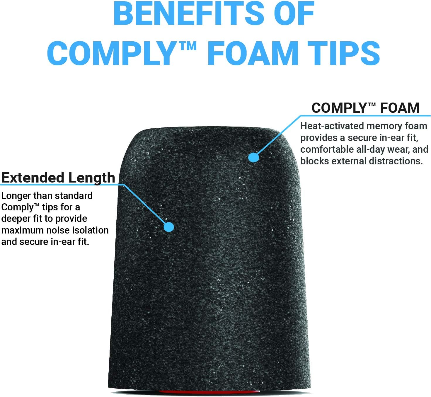 Thumbnail 3 de Comply Professional Series Embouts en Mousse à mémoire de Forme – Taille M, 3 paires pour écouteurs Shure