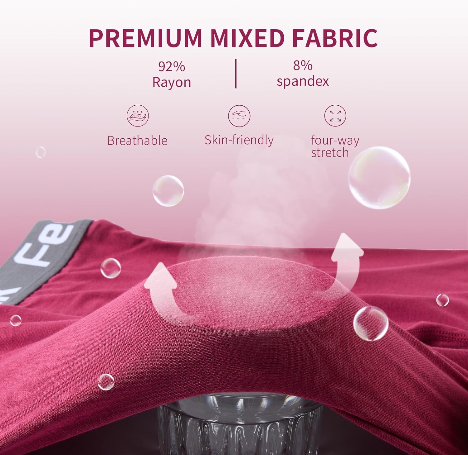 Thumbnail 2 de Feeleck Rayon Boxer Briefs 7-Pack 🩲