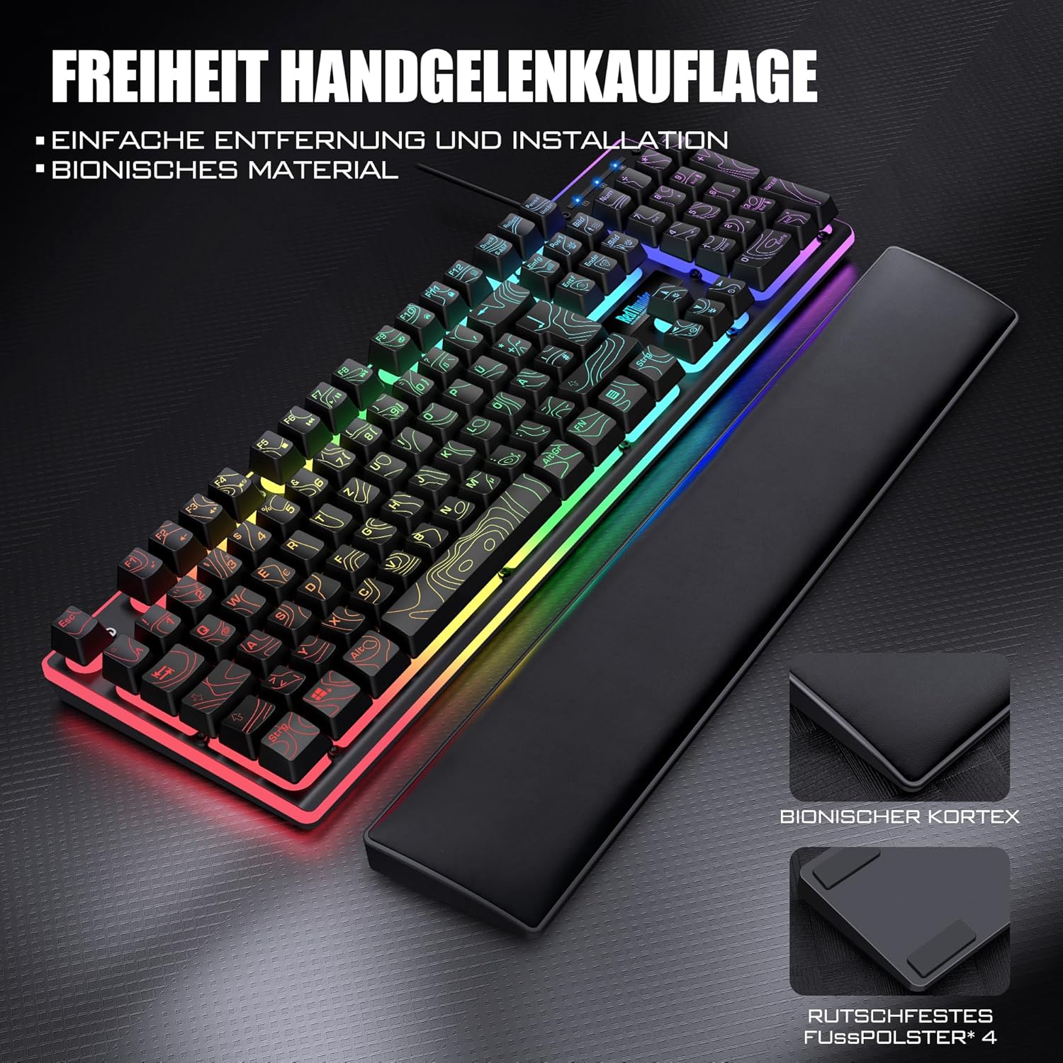 Thumbnail 3 de RedThunder K10 Gaming Tastatur und Maus Set 7200 DPI