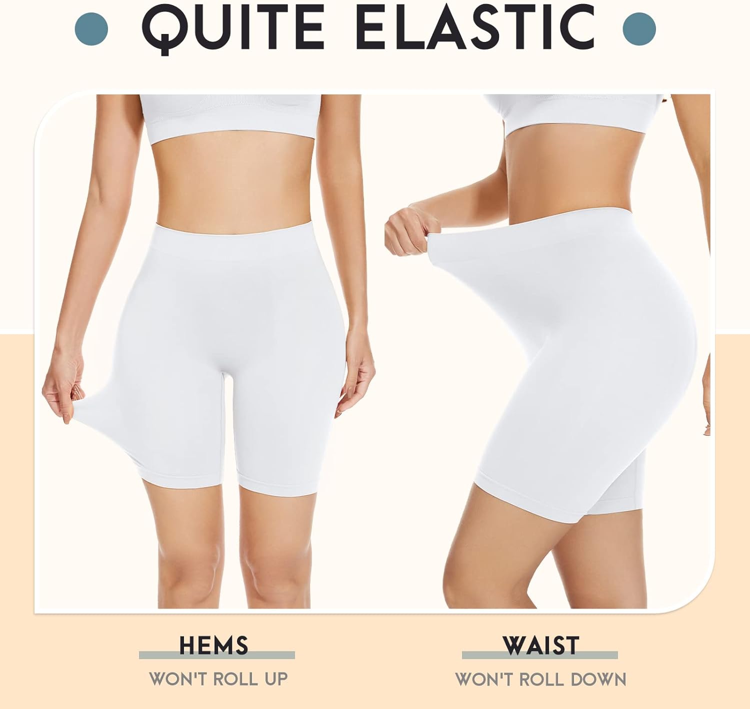 Thumbnail 1 de SIHOHAN Cycliste Femme sous Jupe Short - Shorty anti-frottement pour robe et jupe