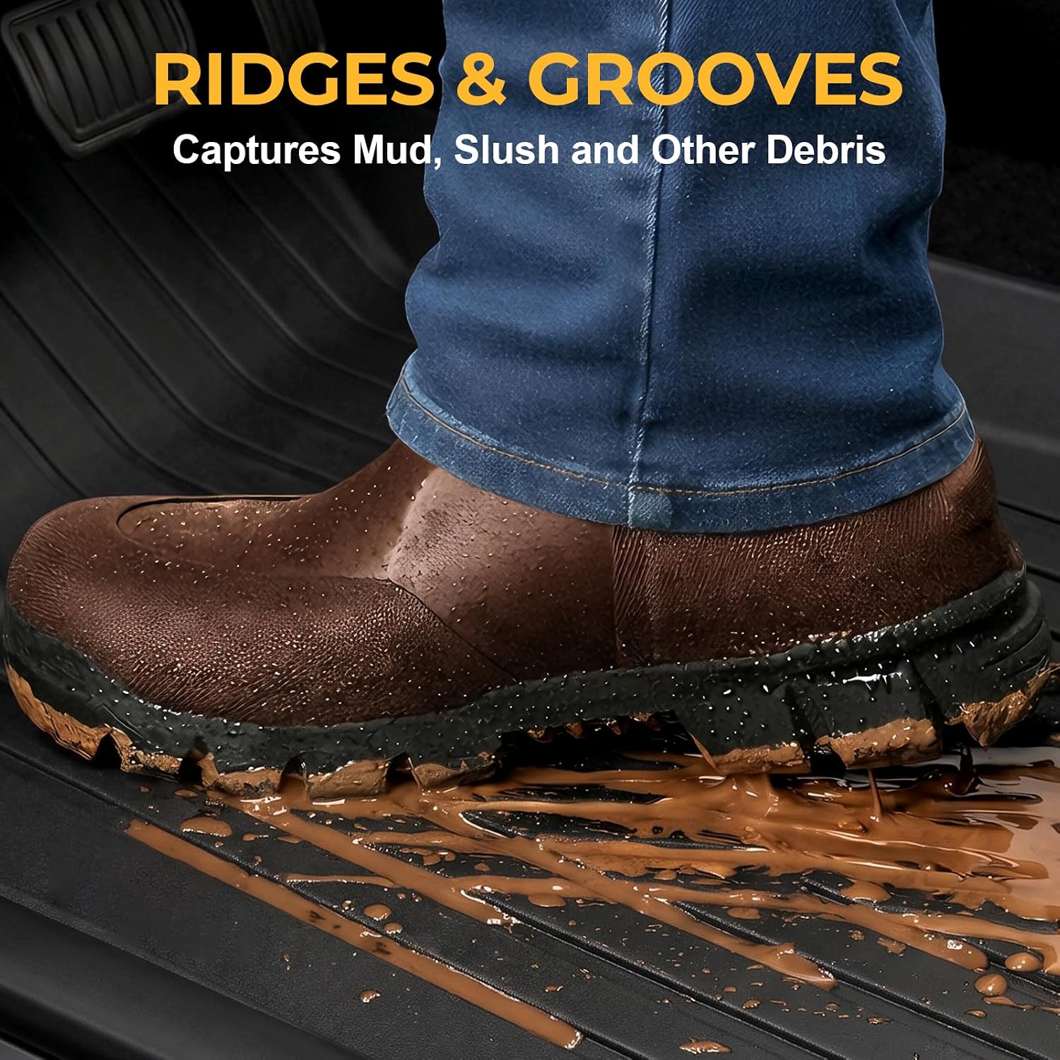 Thumbnail 6 de GALVAGNITE Floor Mats for Tesla Model Y (2021–2024) Full Coverage All-Weather Mat Set