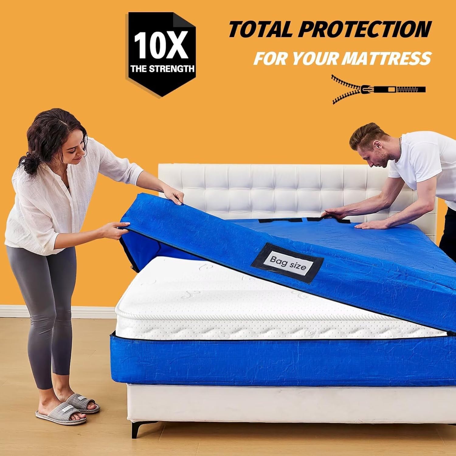 Detalle 2 de BETU Mattress Protector King Size 82"x79" 💺