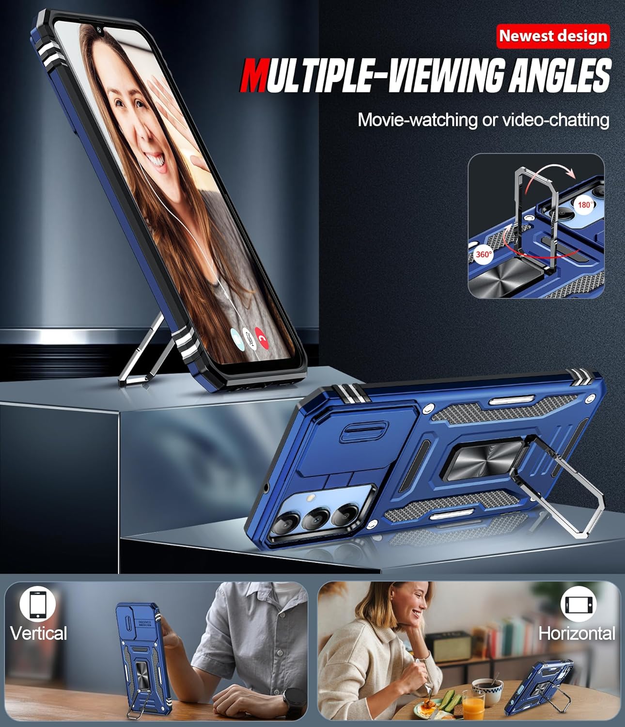 Thumbnail 4 de LeYi Galaxy A15 protective case 6.5