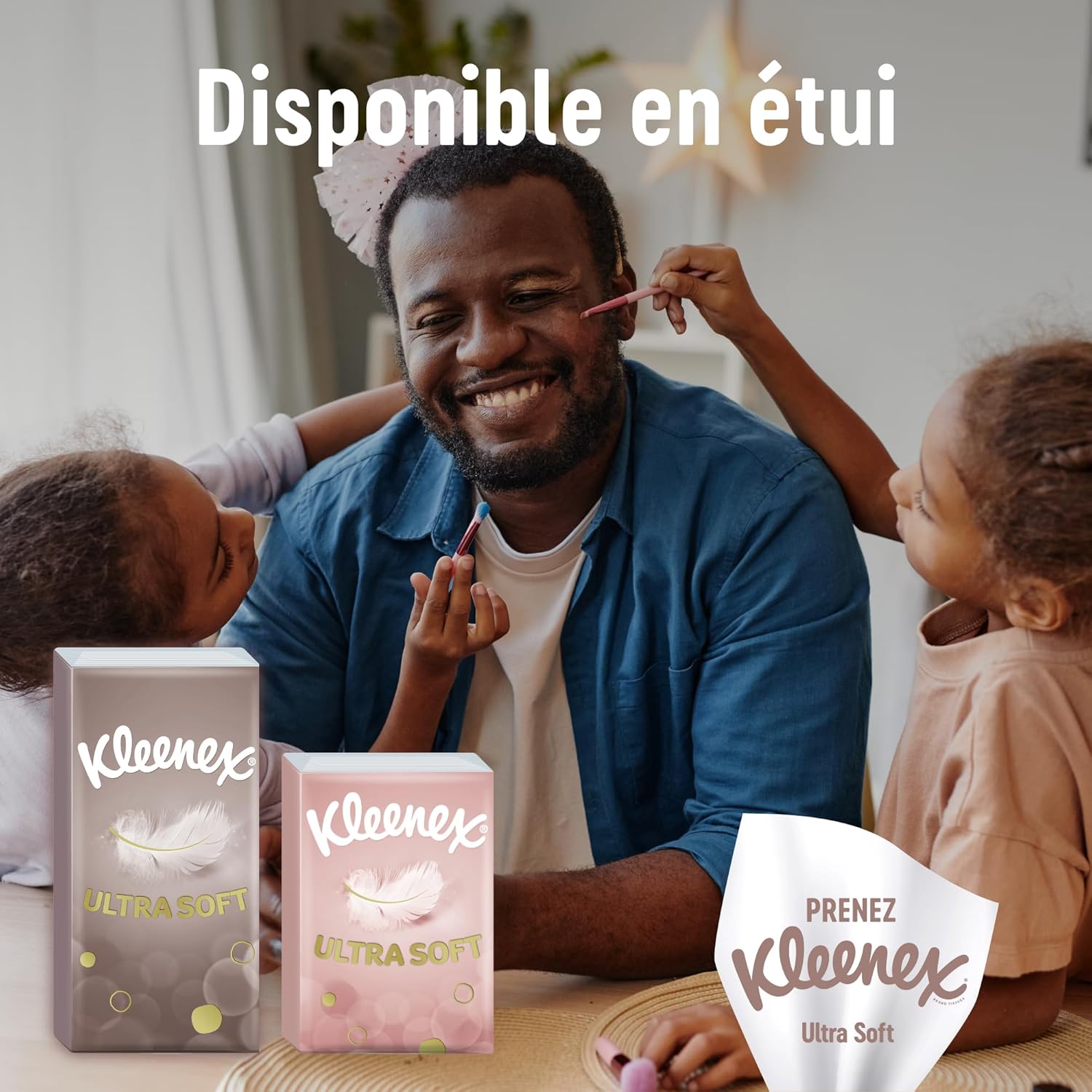 Thumbnail 5 de KLEENEX Mouchoirs boîte Ultra-soft – pack 24 boîtes de 64 mouchoirs, douceur et fil d’âme française