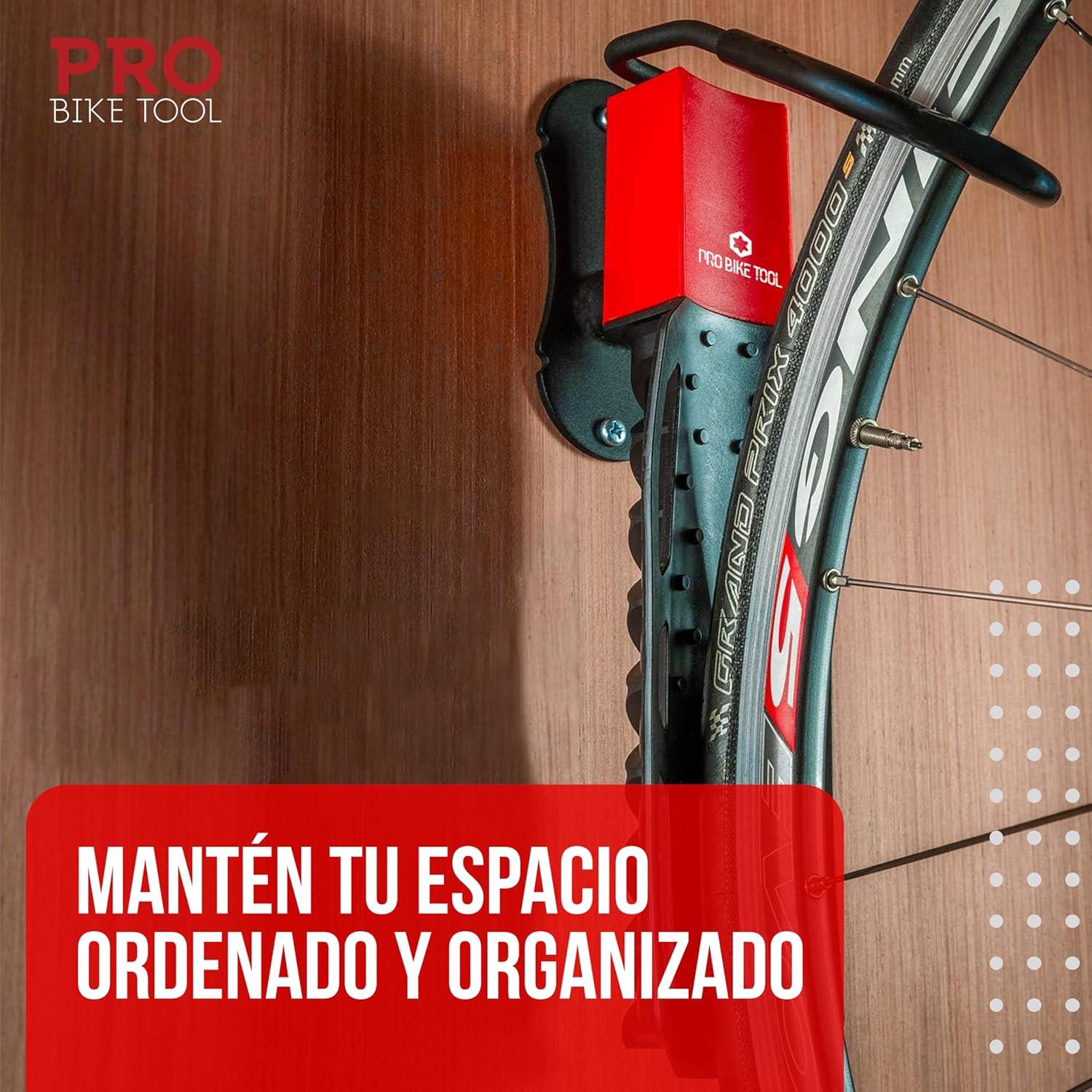 Thumbnail 1 de PRO BIKE TOOL Soporte de pared giratorio para bicicleta 🚲 (2 unidades)