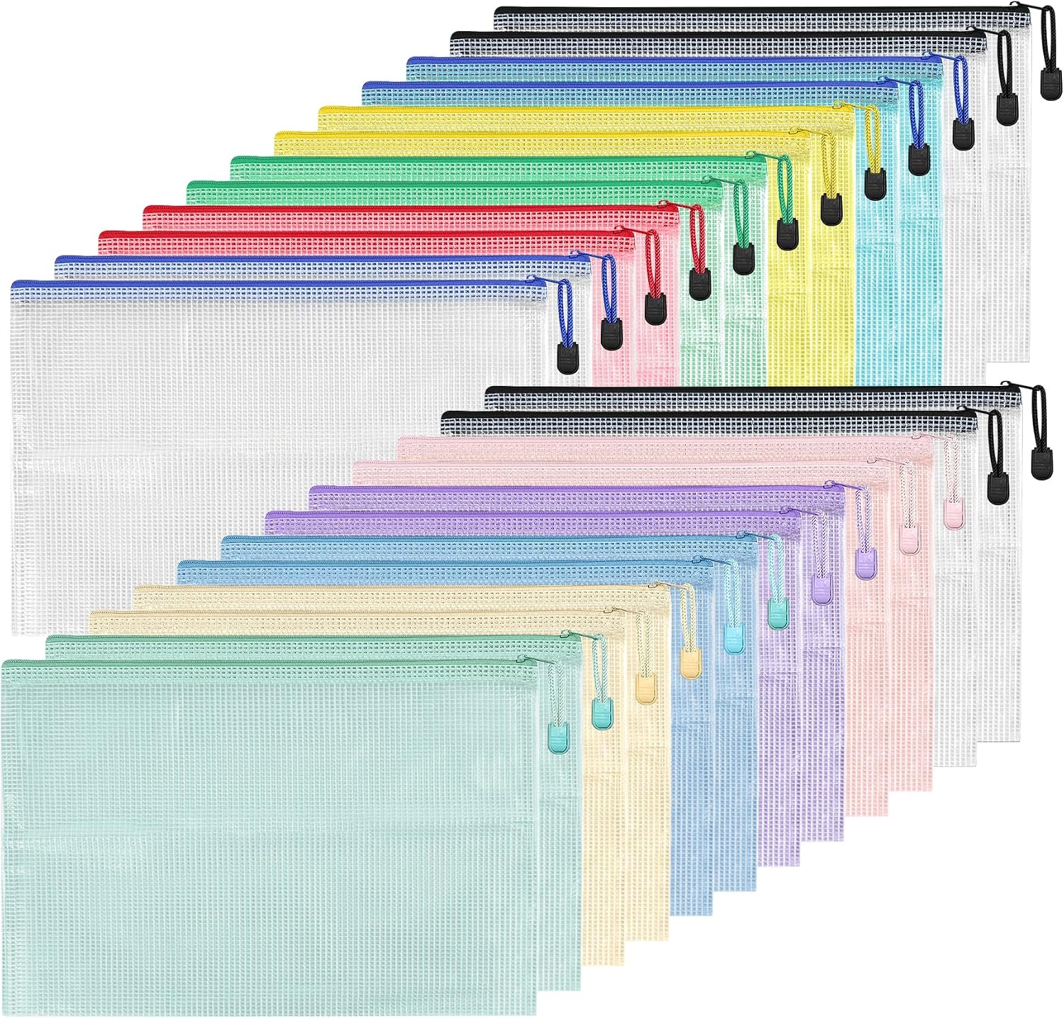 Detalle de Mutsitaz mesh document pouches A4