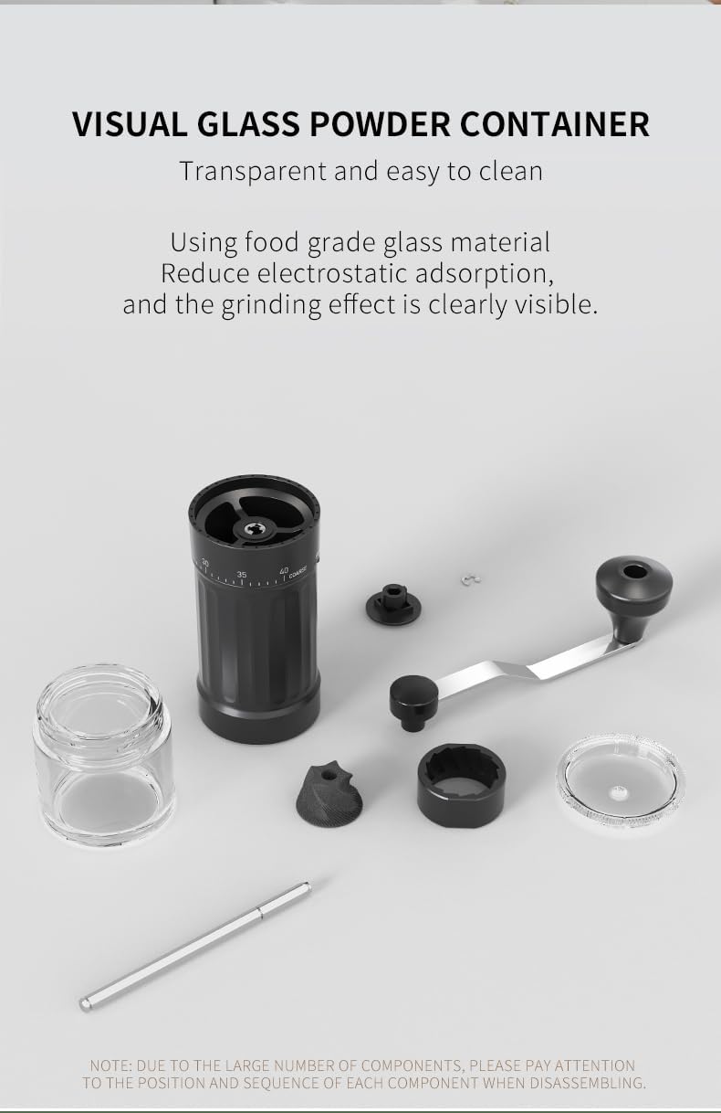 Thumbnail 6 de OrkeyDolk Externer Keramik-Kaffeemühle 40 Stufen