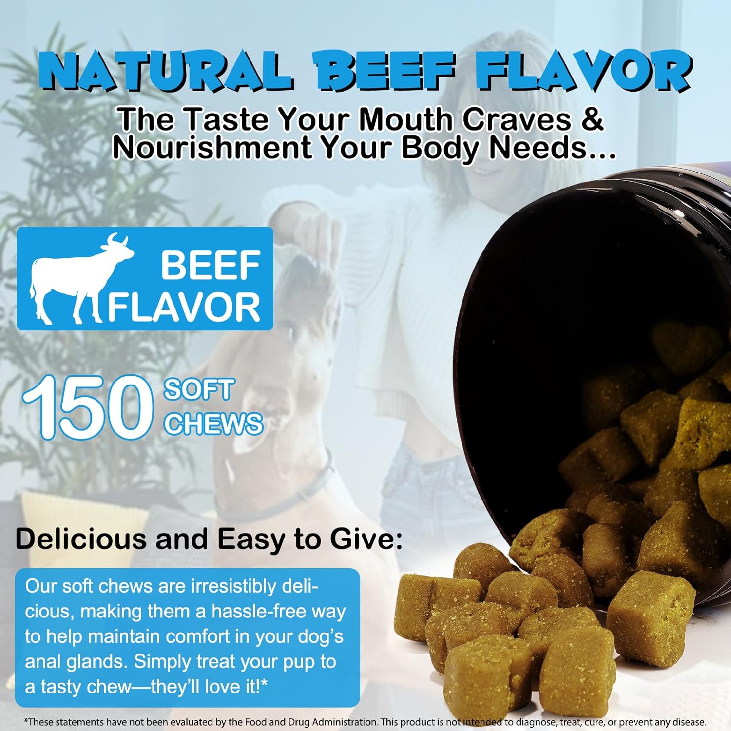 Thumbnail 3 de Digestive Fiber Cut Support Chews 150 chews
