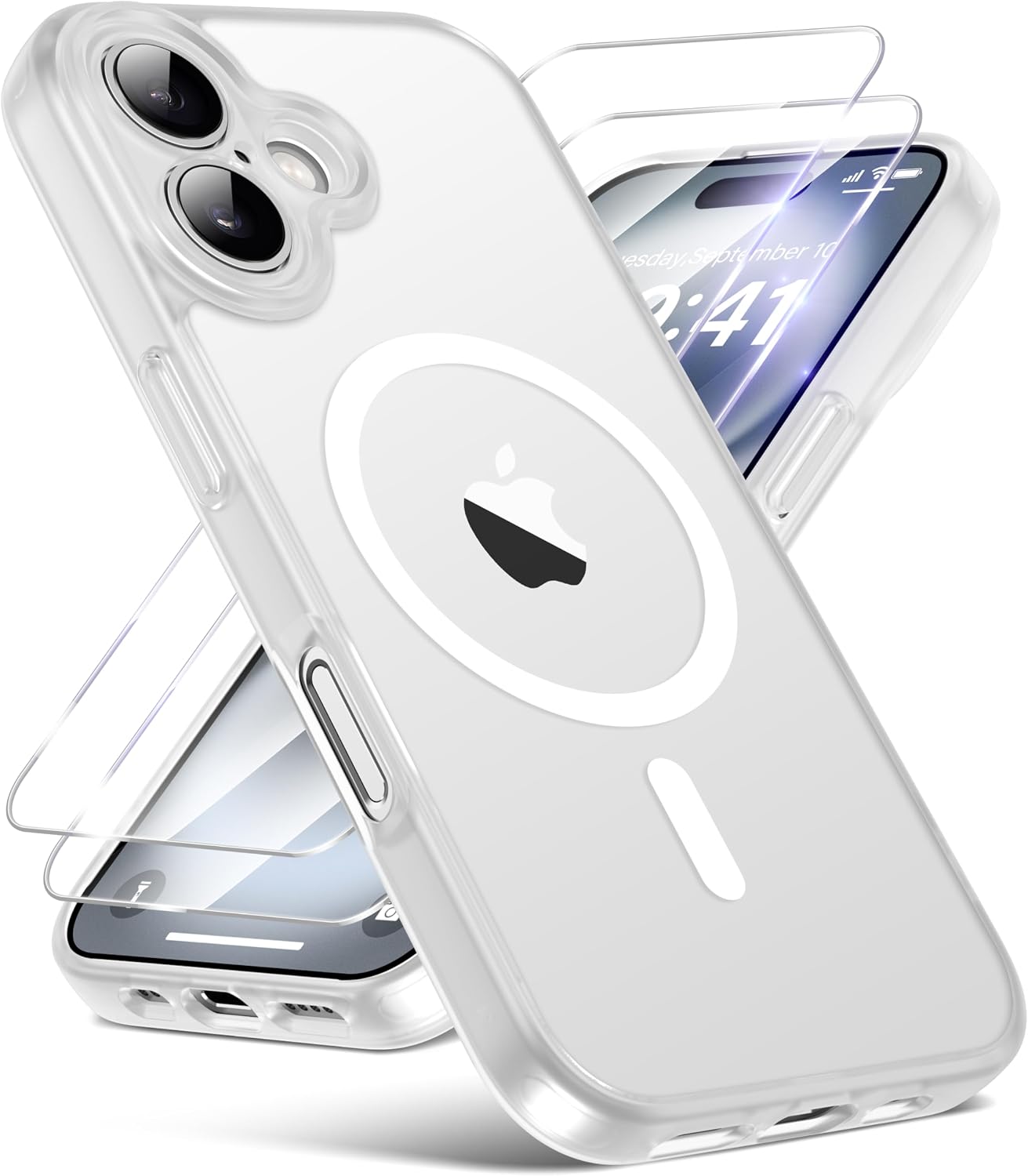 Detalle de FLLAO iPhone 16 MagSafe case with 2 glass