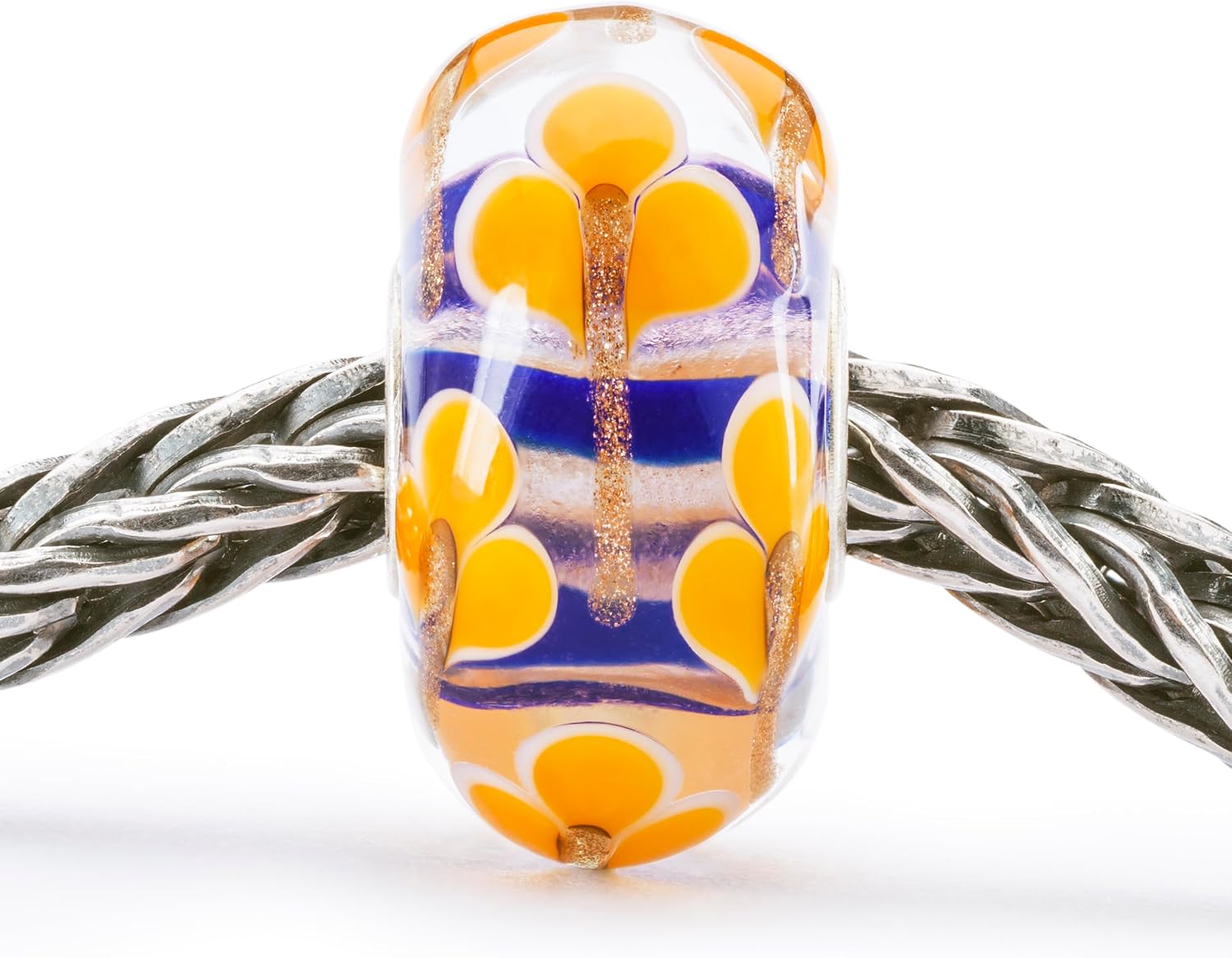 Detalle 2 de Trollbeads Collection automne Pfötchenliebe Glass Bead