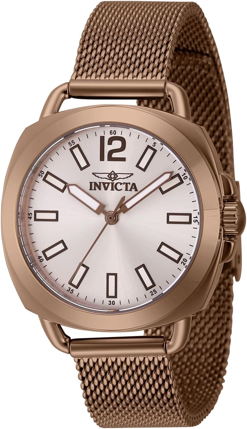 Thumbnail 3 de Invicta Wildflower Donna: Orologio in acciaio con movimento al quarzo, 32 mm, quadrante rosa