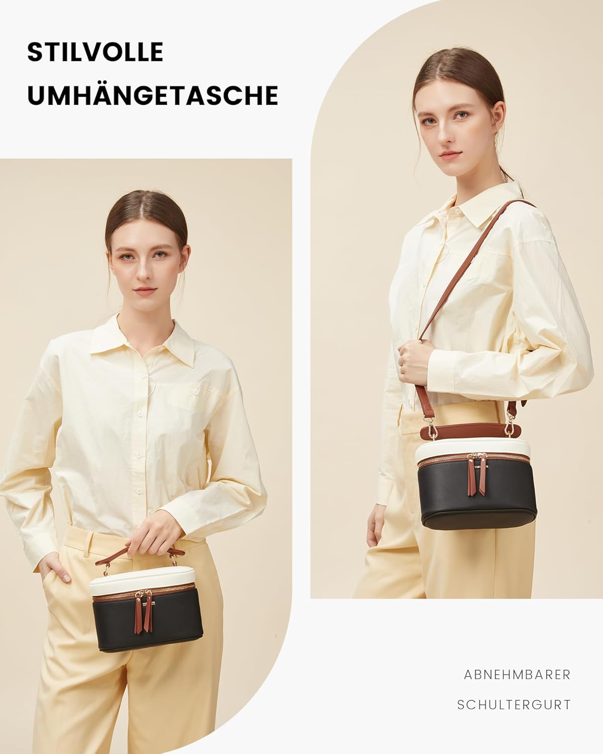 Thumbnail 1 de LOVEVOOK Umhängetasche Damen Khaki 21×9,5×15,5 cm