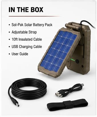 Thumbnail 6 de Stealth Cam STC-SOLP Solar Battery Pack, 12V, 3,000mAh, 10-ft Cable