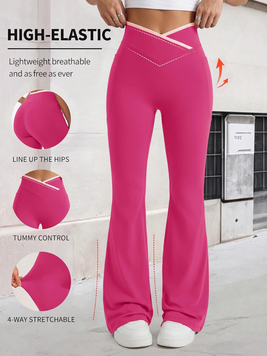 Detalle de Women's Flare Leggings with Pockets