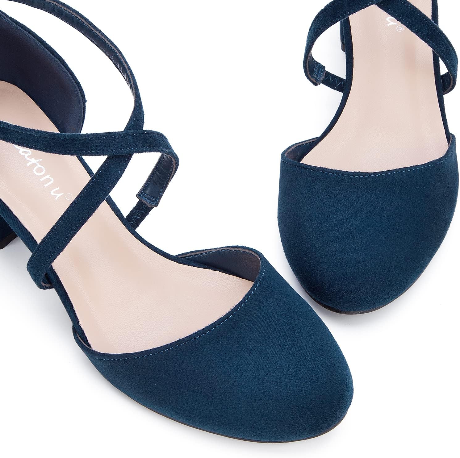 Thumbnail 5 de Greatonu Womens Court Shoes Mid Heel Chunky Dress Sandals