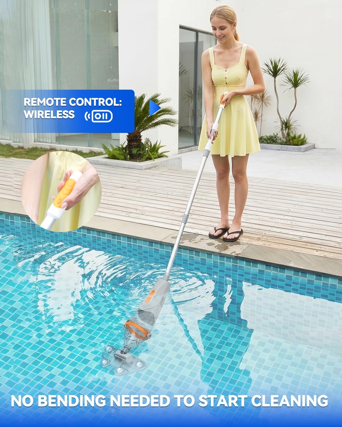 Detalle 2 de Pool Vacuum 75-Minute Runtime