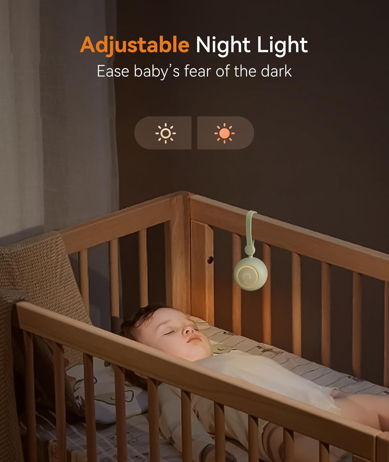 Detalle de Dreamegg Sleep Lite 1: Macchina Rumore Bianco Portatile per Neonato, 19 Suoni Rilassanti