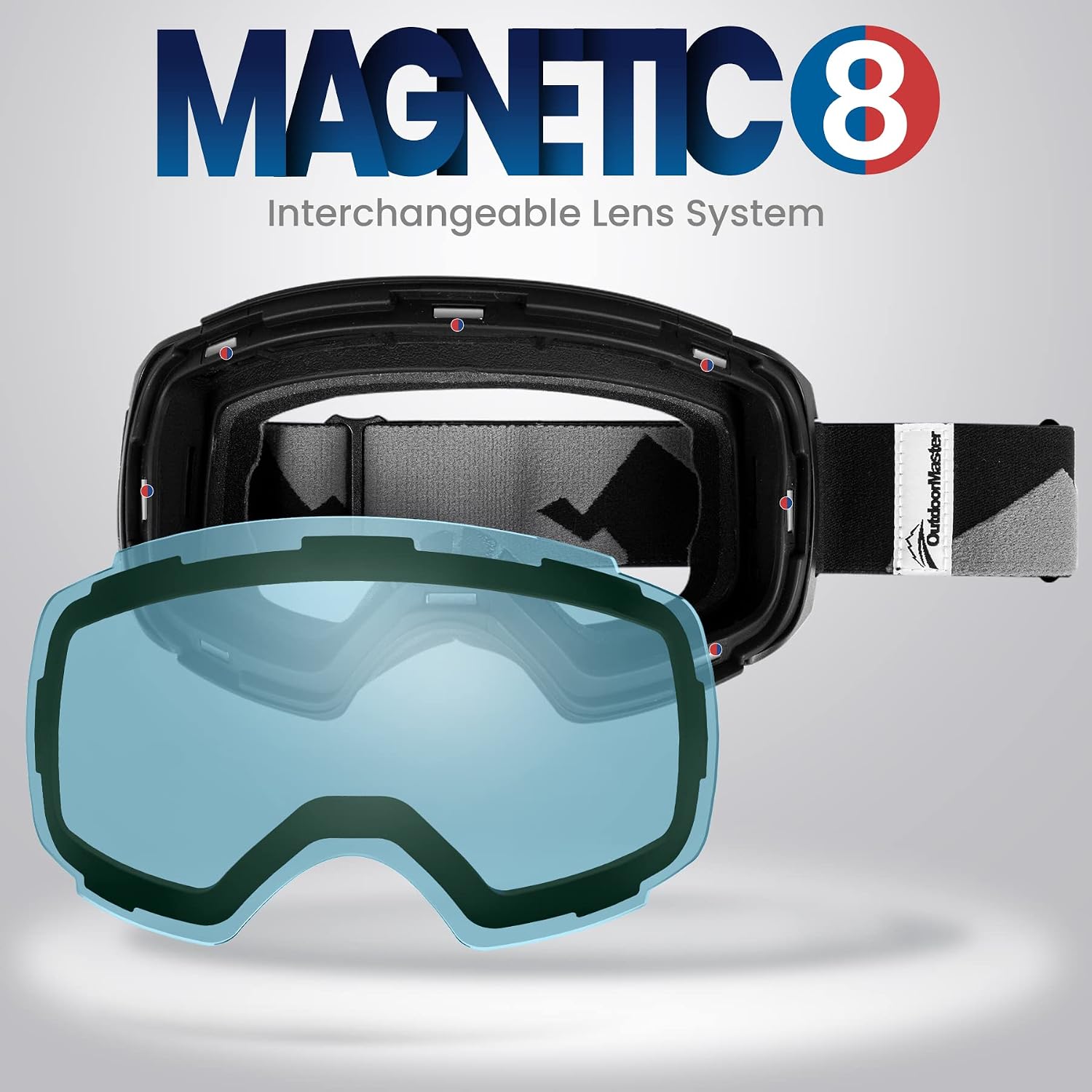Detalle 2 de OutdoorMaster Ski Goggles PRO Replacement Lens 20+ 🥽
