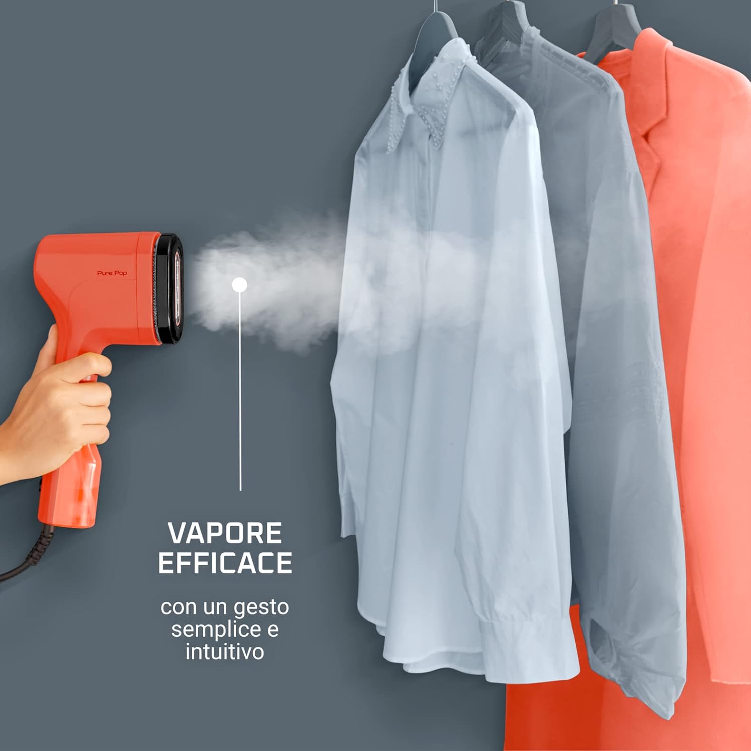 Detalle 2 de Rowenta Pure Pop ferro verticale a vapore 1300W