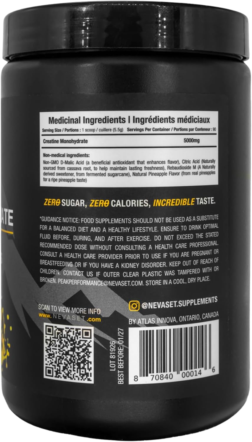 Detalle 1 de NevaSet Creatine Monohydrate 495g