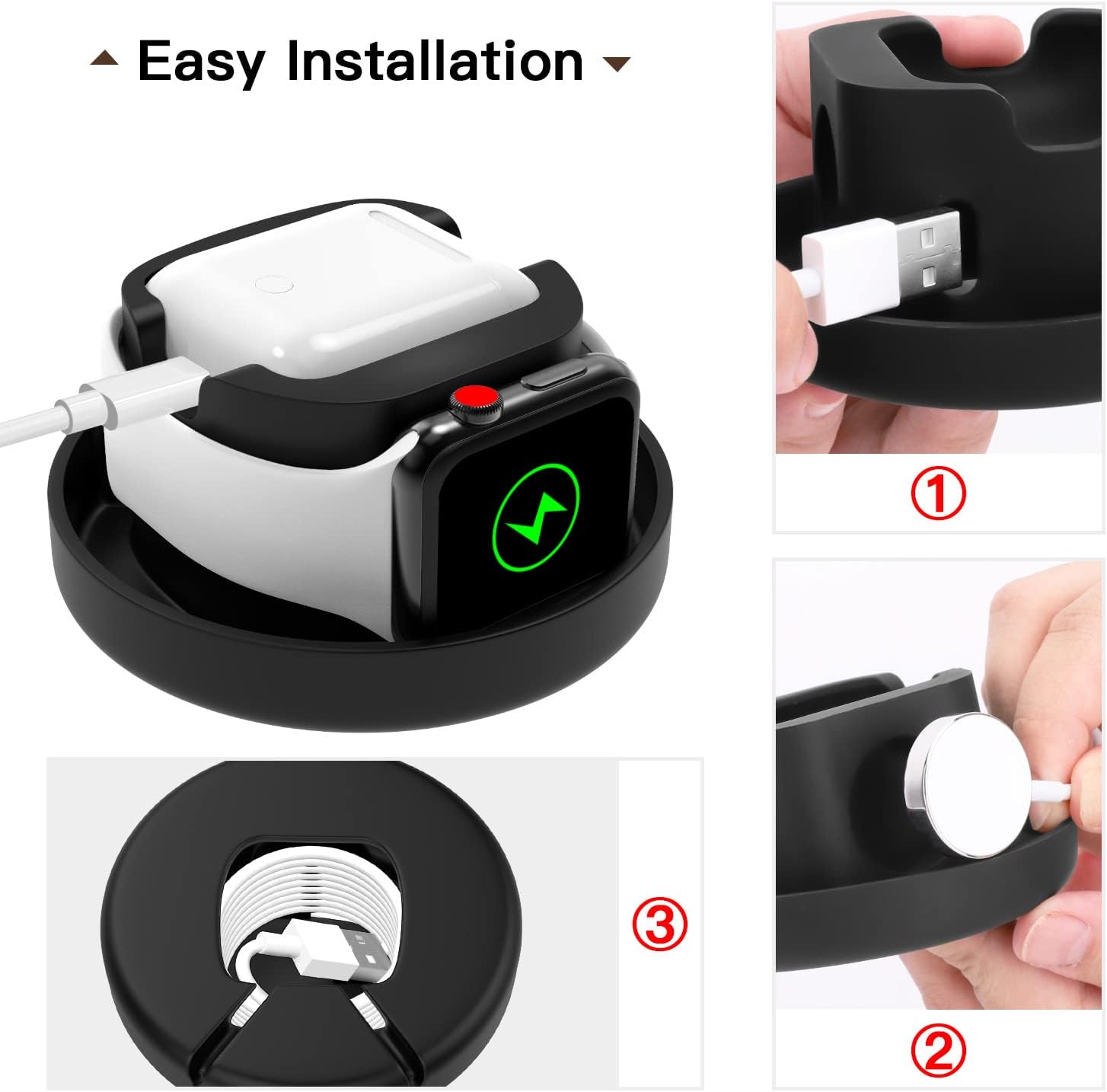Detalle de MoKo Ladetasche für Apple Watch, Lila