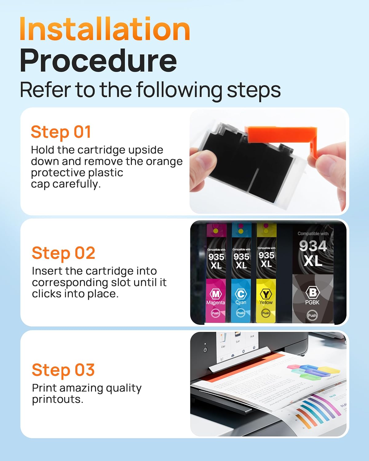 Thumbnail 6 de E-Z Ink Ink Cartridges 934XL/935XL