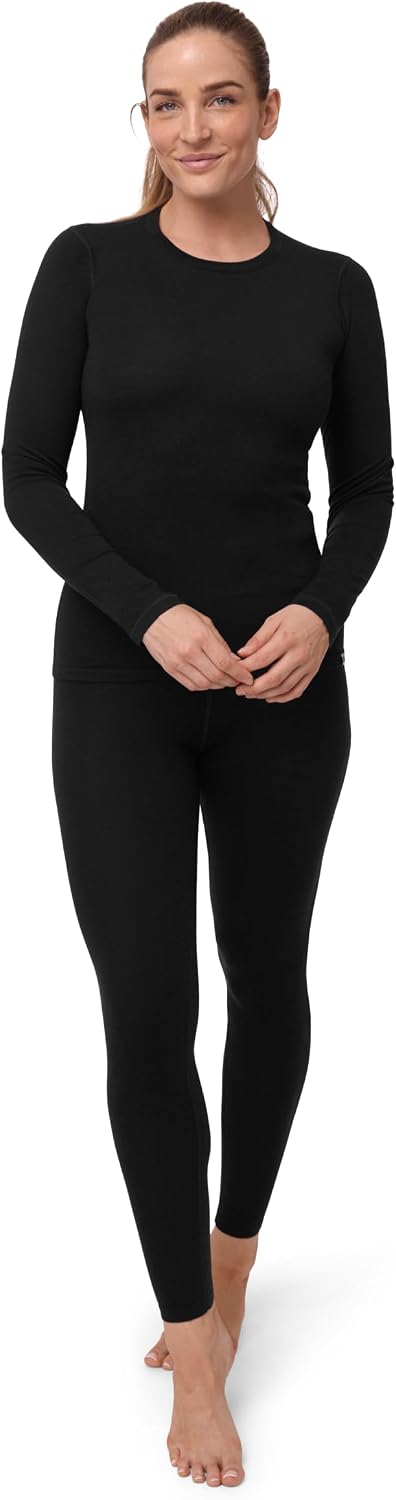 Detalle de DANISH ENDURANCE Women’s Merino Baselayer Set, Long Sleeve Top and Tights