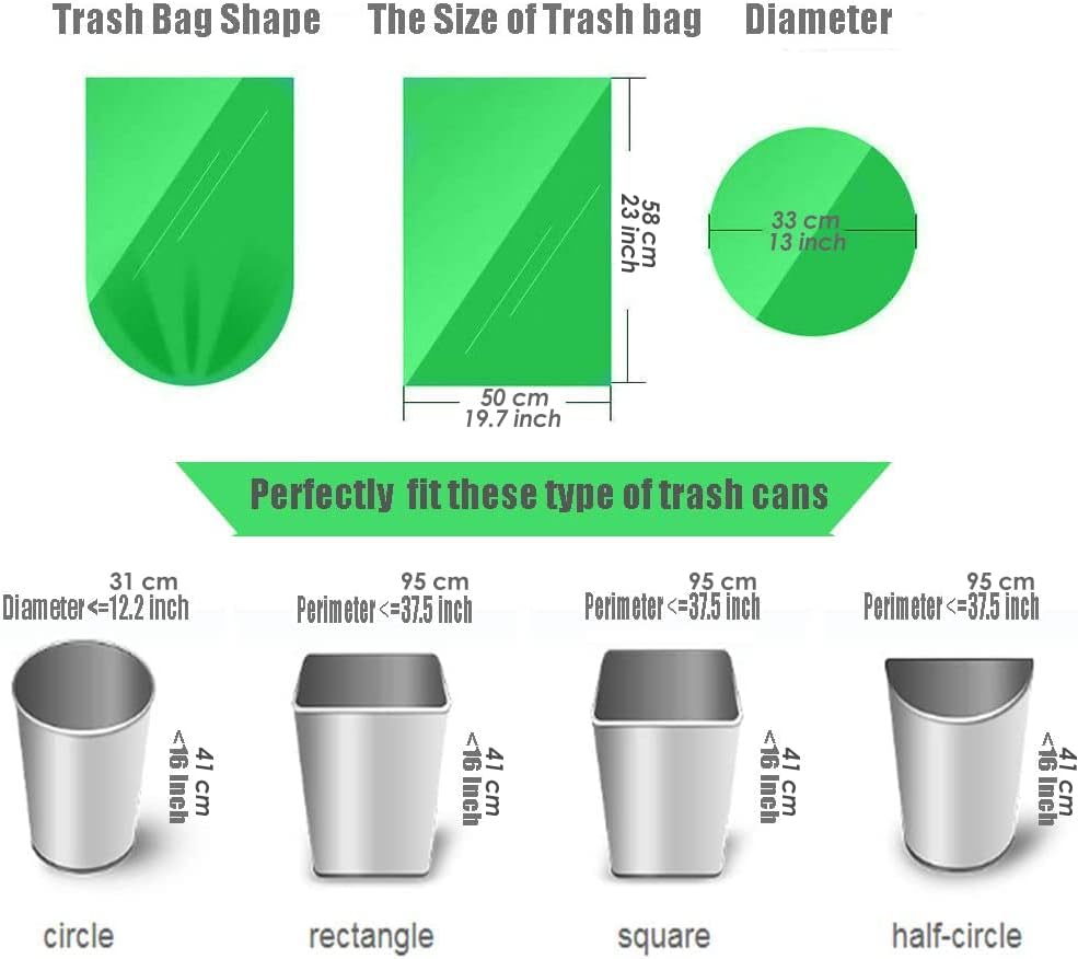 Thumbnail 5 de Bin Liners 100 Counts 20L biodegradable bags