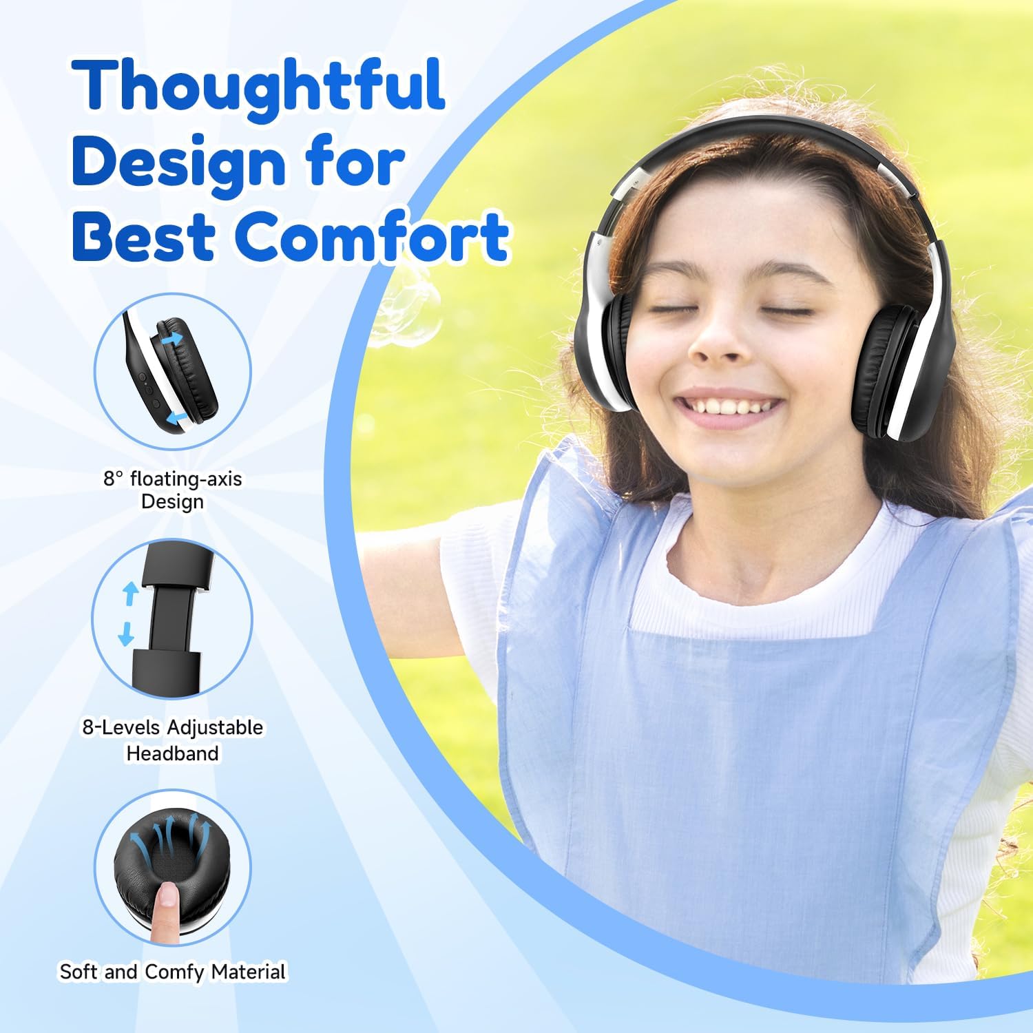 Thumbnail 4 de EarFun Kinder Bluetooth Kopfhörer 85/94 dB