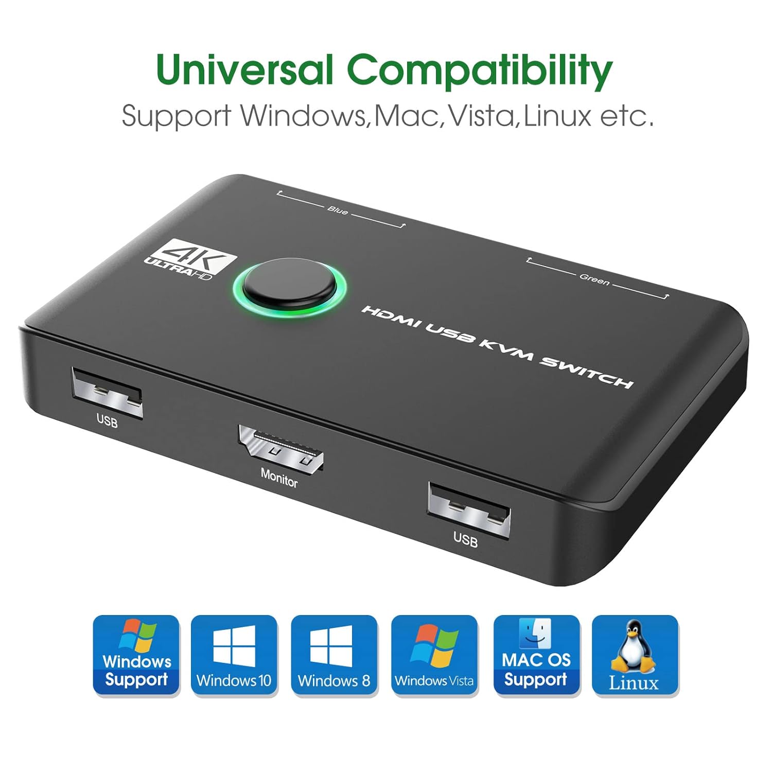 Thumbnail 5 de Rybozen KVM Switch HDMI 4K