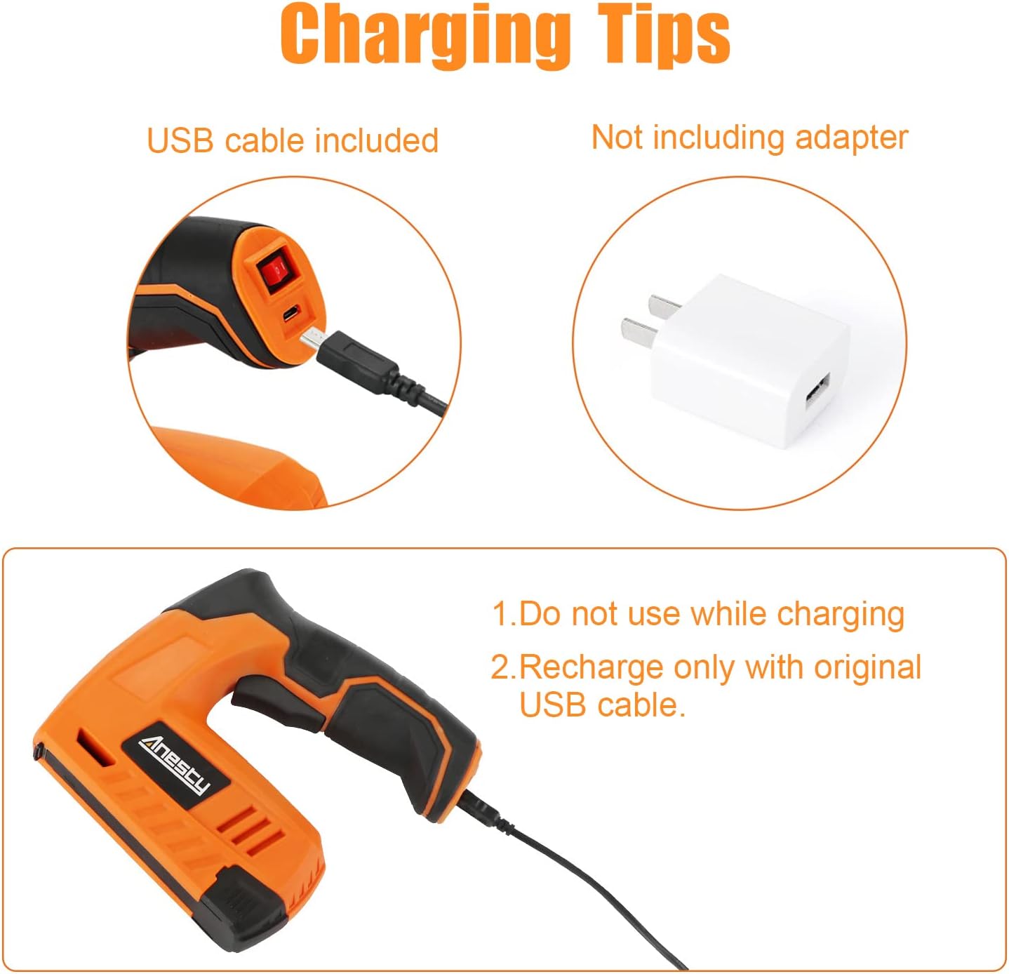 Thumbnail 6 de Cordless 2in1 Staple Gun 3.6V Rechargeable
