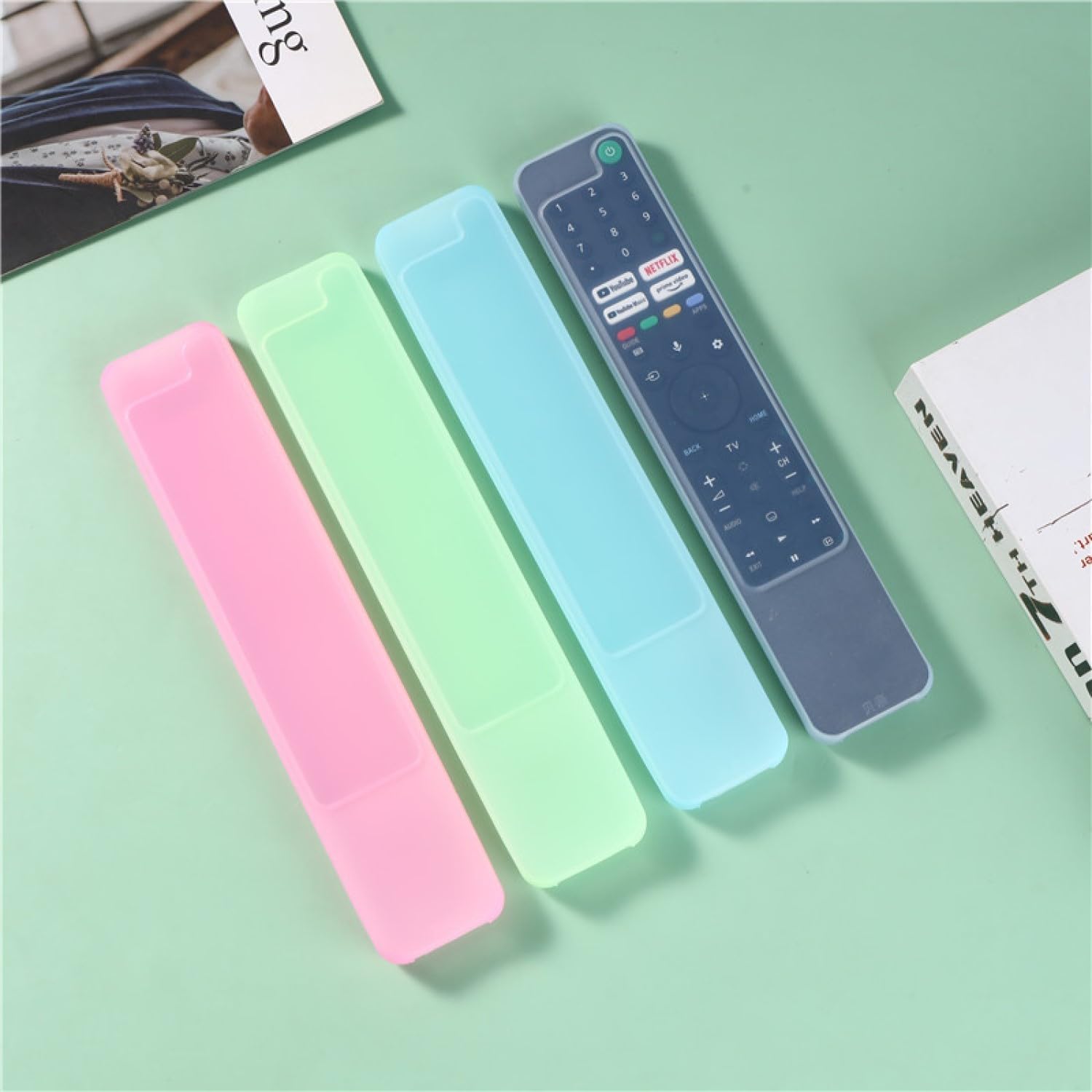 Detalle de Remote Cover for Sony Bravia TV Remote RMF-TX621E / RMF-TX500U – Shockproof, Anti-Slip Silicone Case