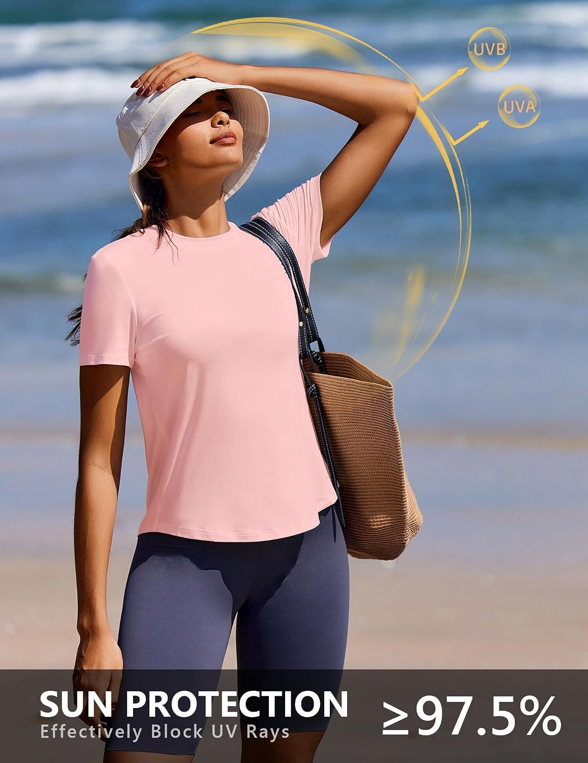 Detalle 2 de Maglia allenamento UV donna PINSPARK