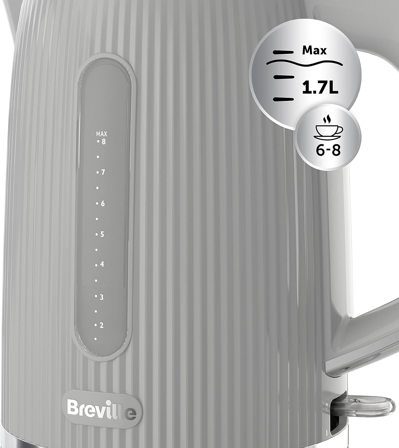 Thumbnail 2 de Breville Bold Ice Grey Electric Kettle 1.7L 3kW