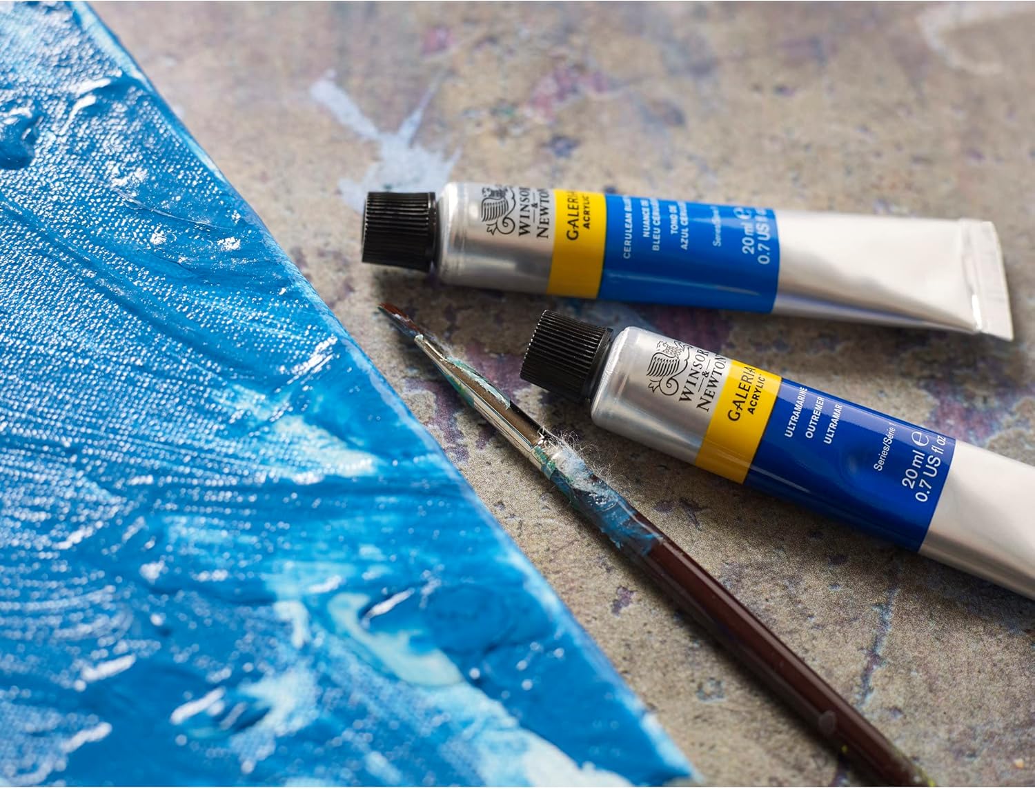 Thumbnail 6 de Winsor & Newton Galeria Acrylfarbe 2150676 Vandyke Braun – cremige Konsistenz, hohe Pigmentierung, 500 ml