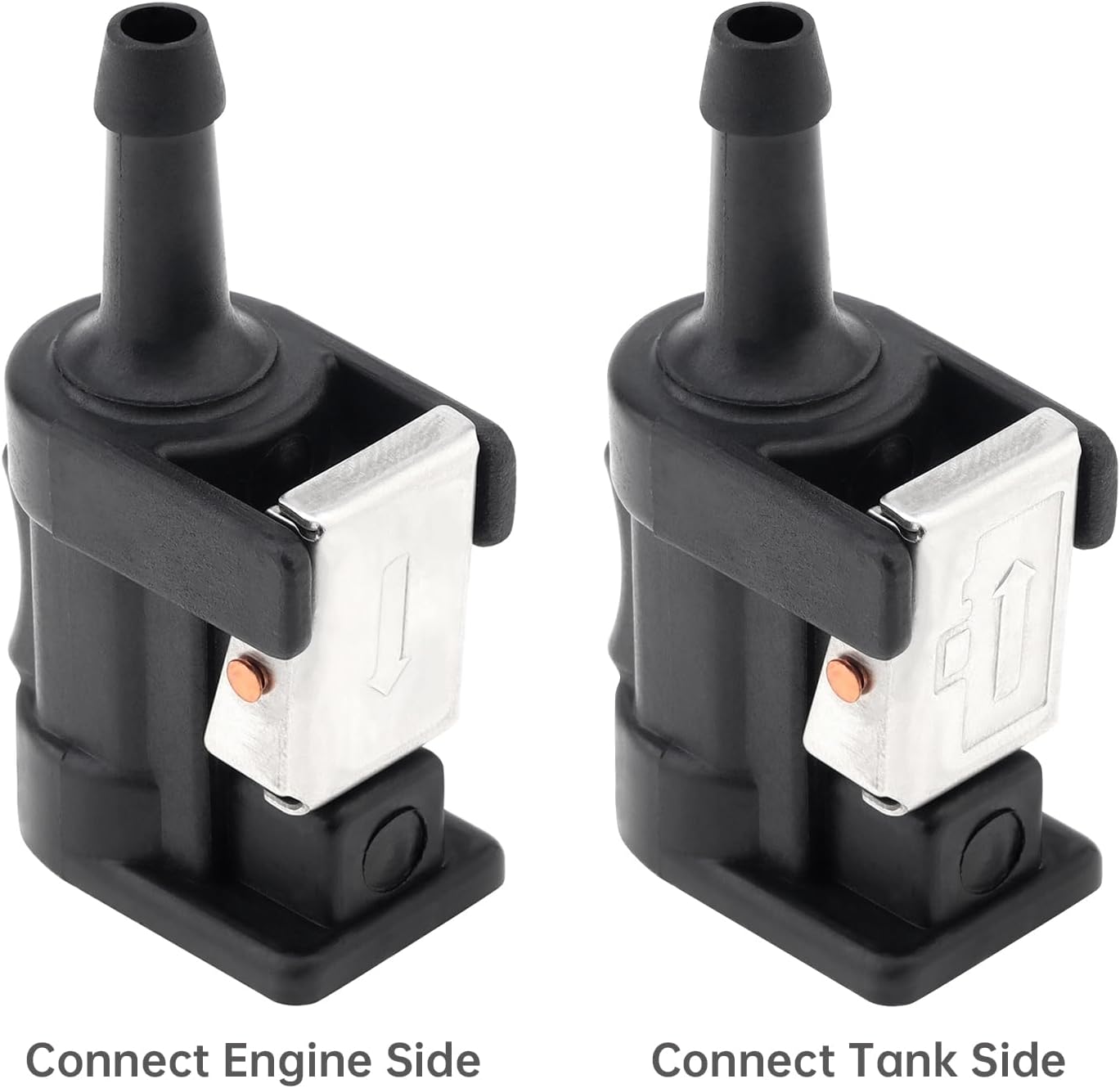 Detalle de ePathChina 2pcs 6mm Fuel Line Connectors for Yamaha Outboards